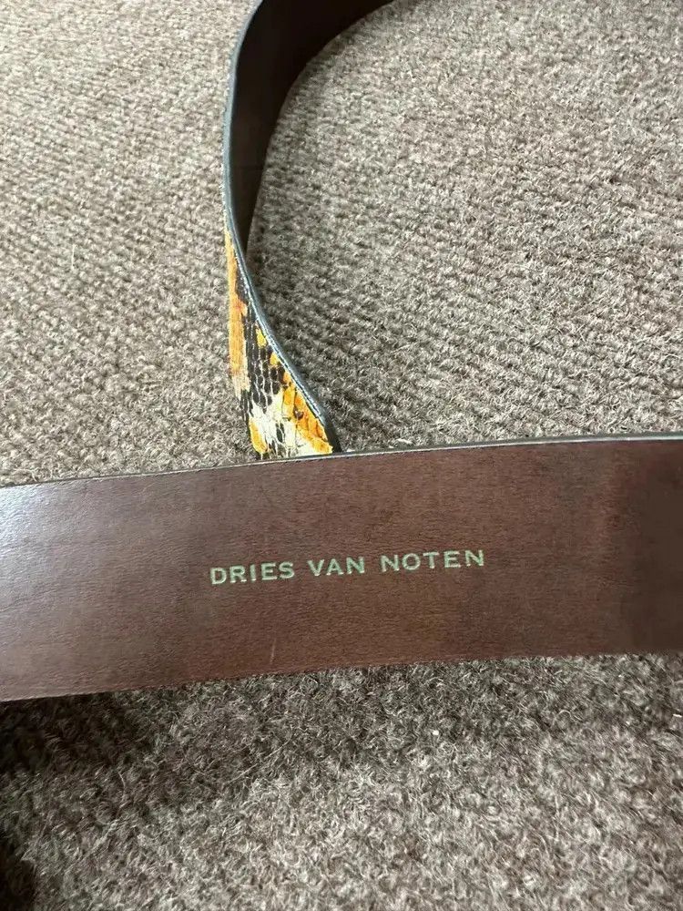 Dries Van Noten Dries van noten snakeskin belt-2505 Size ONE SIZE - 7 Thumbnail