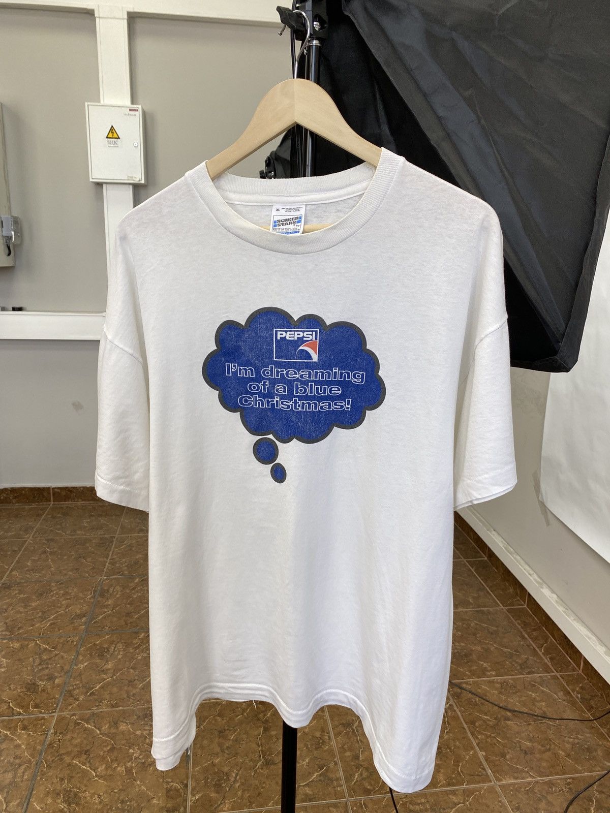 NASCAR × Pepsi × Vintage Vintage 90s Pepsi Promo graphic tee Made In USA Christmas Size US XL / EU 56 / 4 - 1 Thumbnail