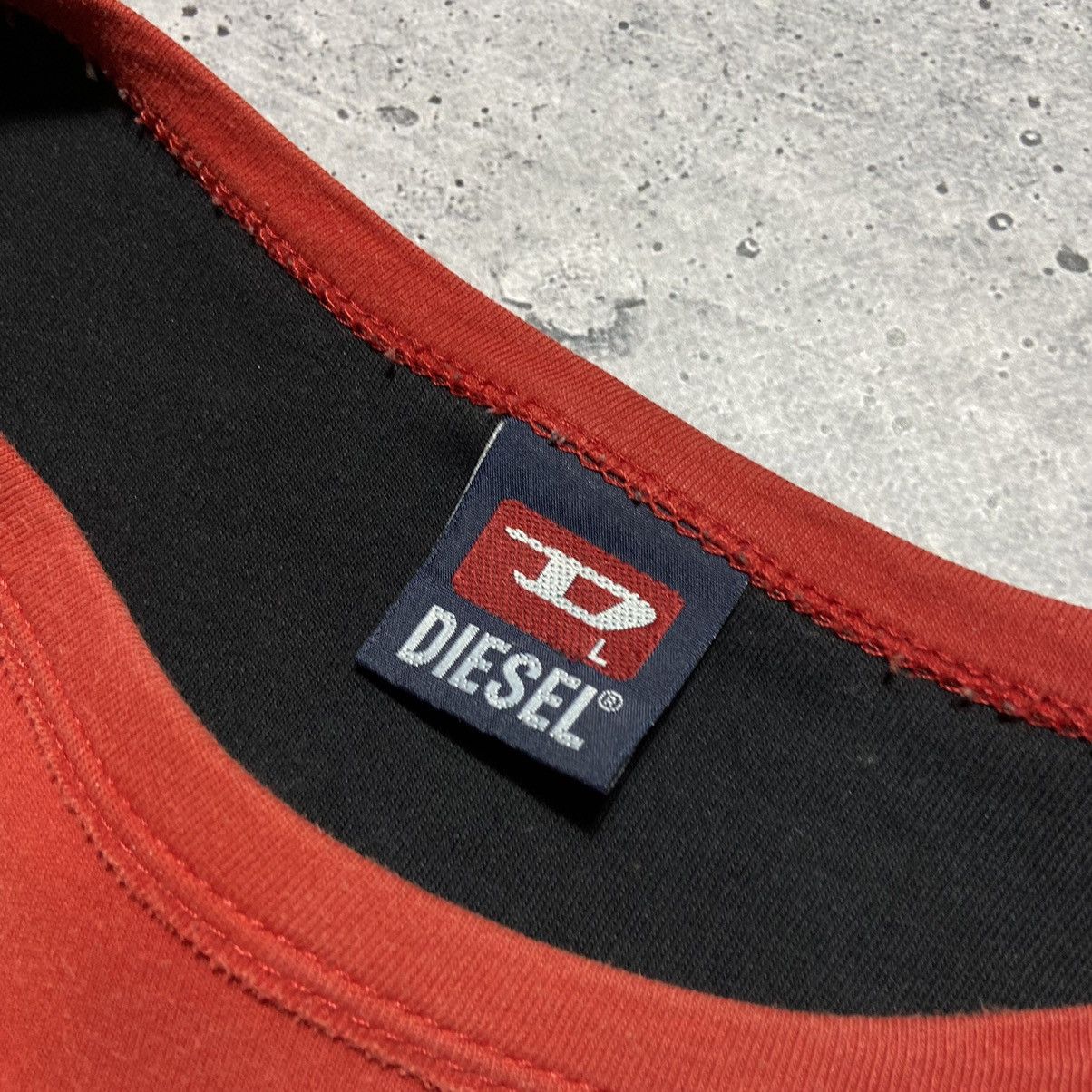 Diesel × Vintage 📌 Crazy Vintage Diesel Custom Patchwork Tee Size US L / EU 52-54 / 3 - 9 Thumbnail