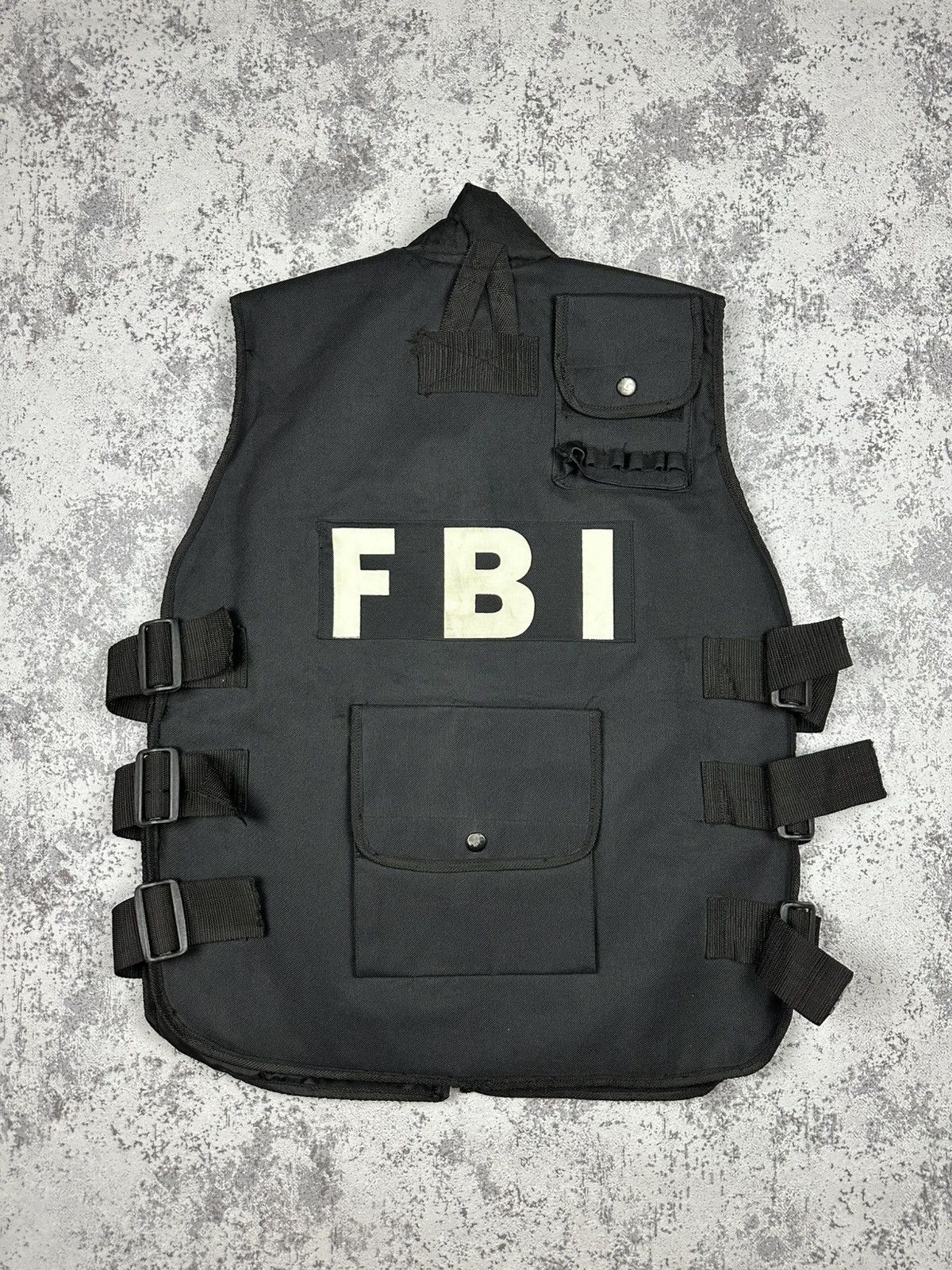 Other FBI Wish Black Tactical Vest Multi Pocket Vintage Size US M / EU 48-50 / 2 - 1 Thumbnail