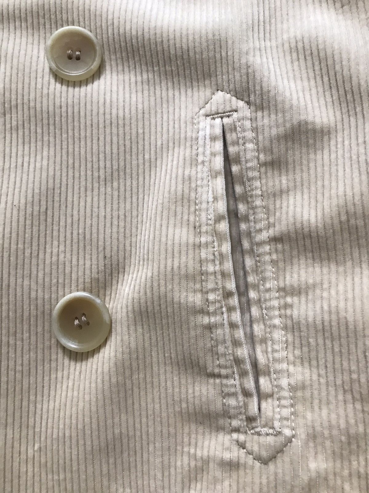 Uniqlo Ines De La Fressange Double Breasted Corduroy Peacoat Size M / US 6-8 / IT 42-44 - 9 Thumbnail