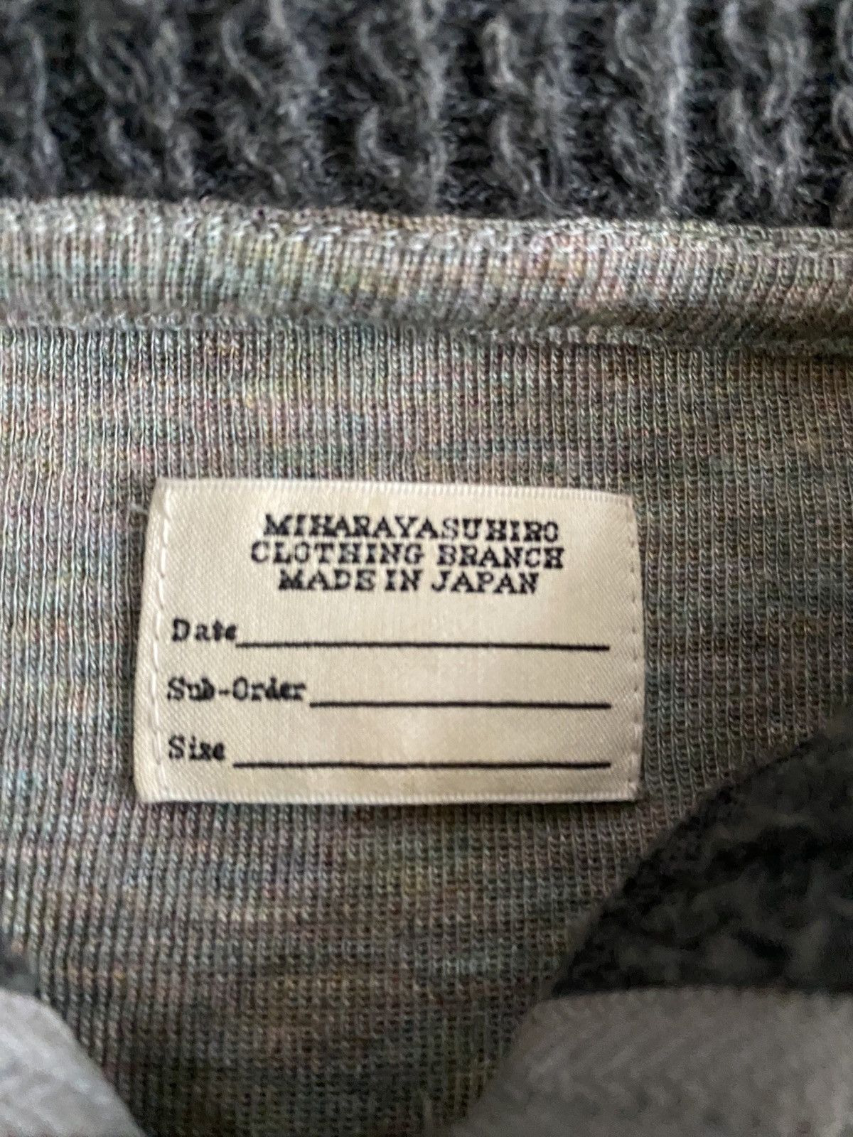 Maison MIHARA YASUHIRO Quarterzip Longsleeve T Shirt Size US S / EU 44-46 / 1 - 4 Thumbnail