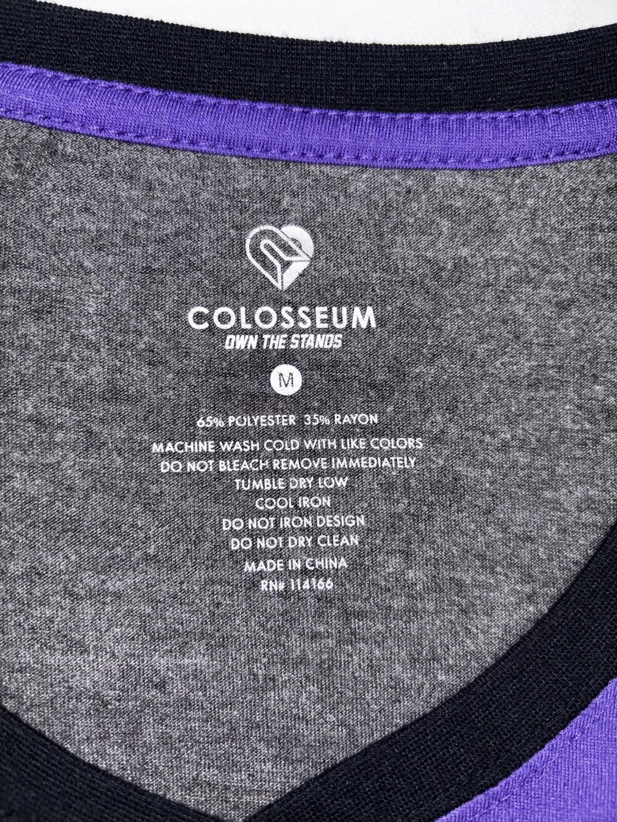 Colosseum Athletics Colosseum Women's UW Huskies Tee - Gray & Purple Spirit Wear Size M / US 6-8 / IT 42-44 - 4 Thumbnail