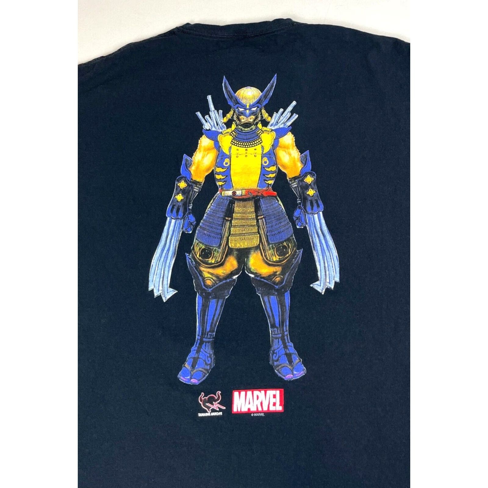 Vintage VINTAGE Marvel Tamashii Nations Bandai Manga Realization T-Shirt Double-Sided Sz L Mens Black 100% Cotton Short Sleeve Crew Neck Size US L / EU 52-54 / 3 - 4 Thumbnail