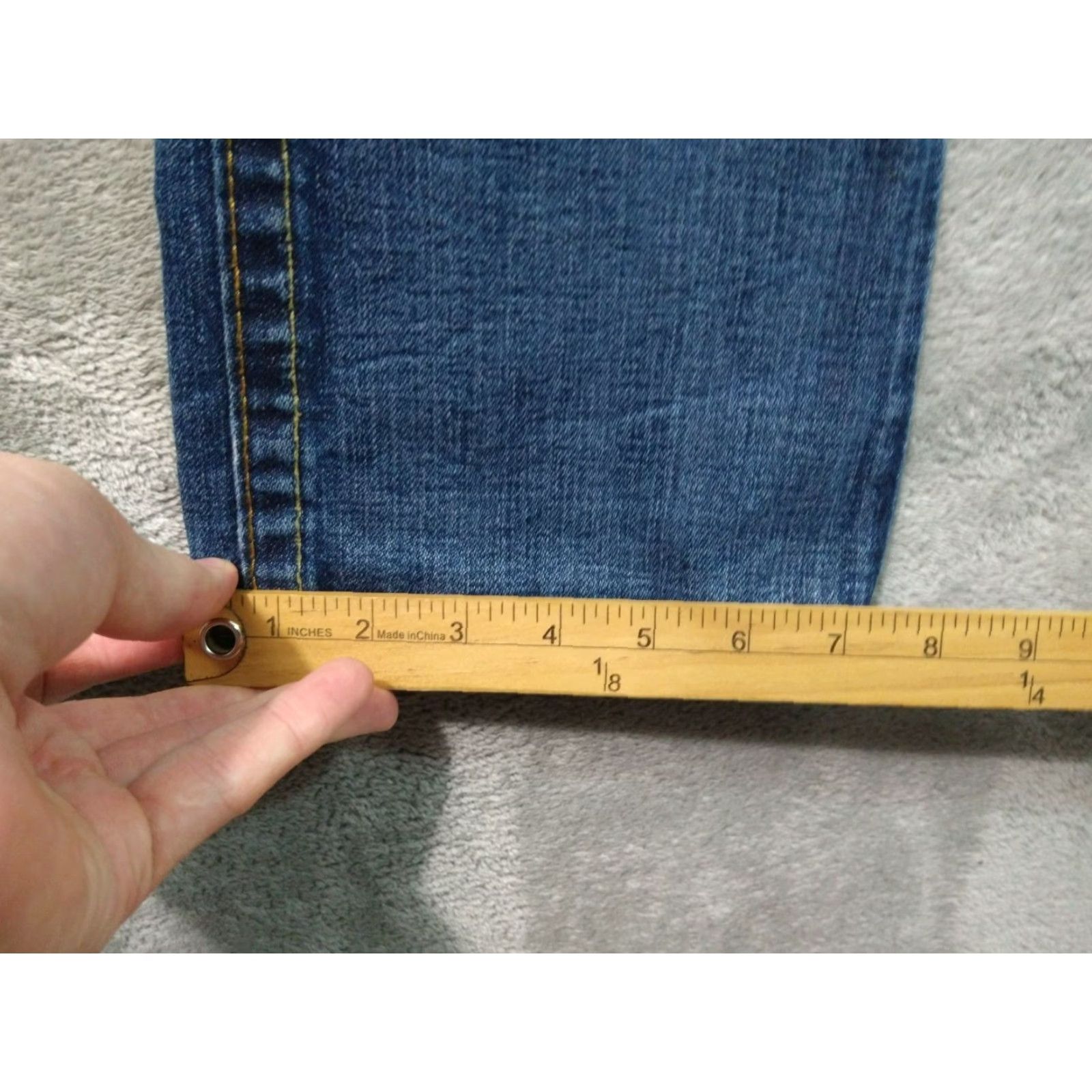 True Religion True Religion Jeans Womens 28 Blue Denim Billy Bootcut 5-Pocket Regular Inseam 30.5 in USA World Tour Vintage No Size 28" / US 6 / IT 42 - 6 Thumbnail