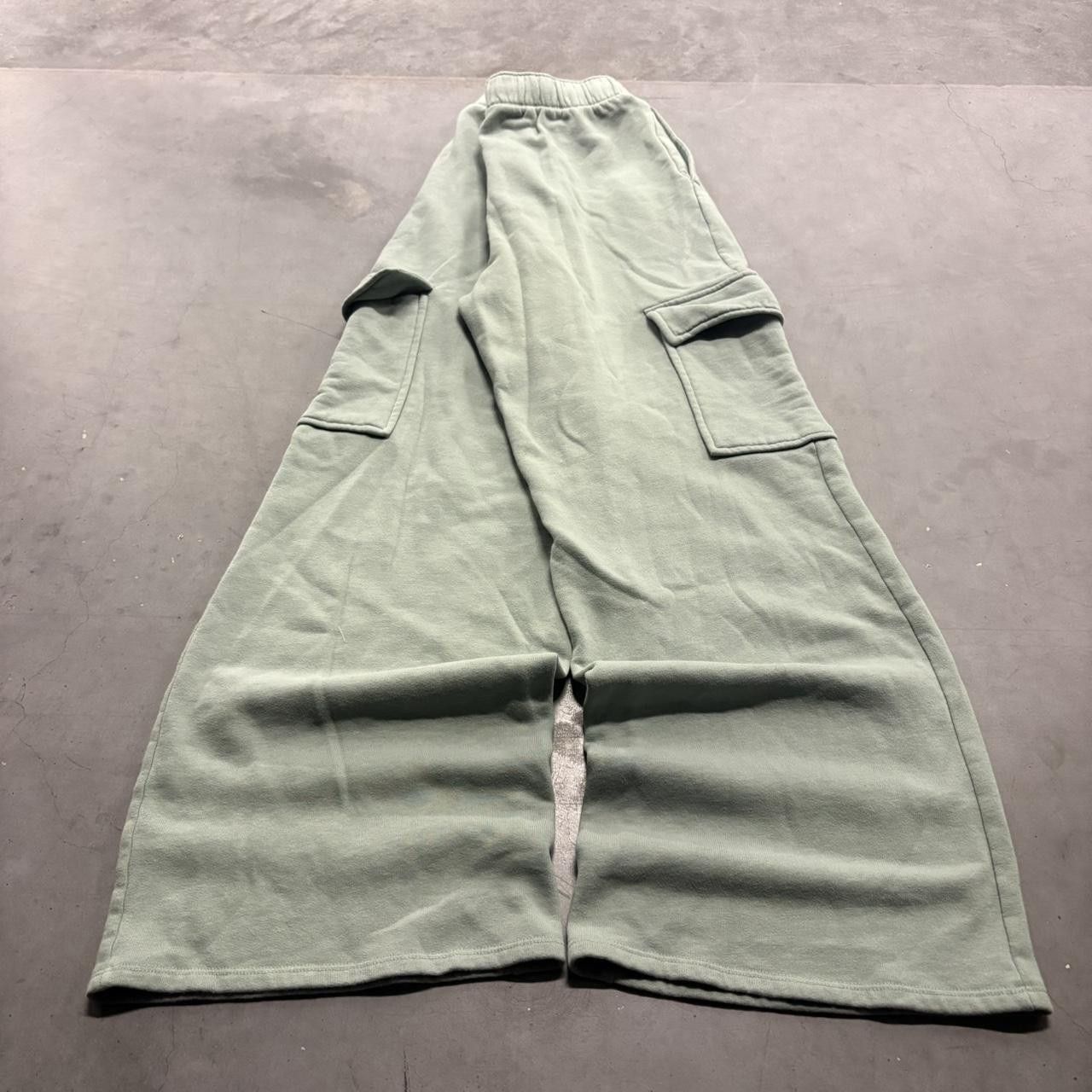 Vintage Crazy Vintage Y2K/2000s Super Baggy Wideleg Mint Green Sweatpants! Size US 28 / EU 44 - 4 Thumbnail
