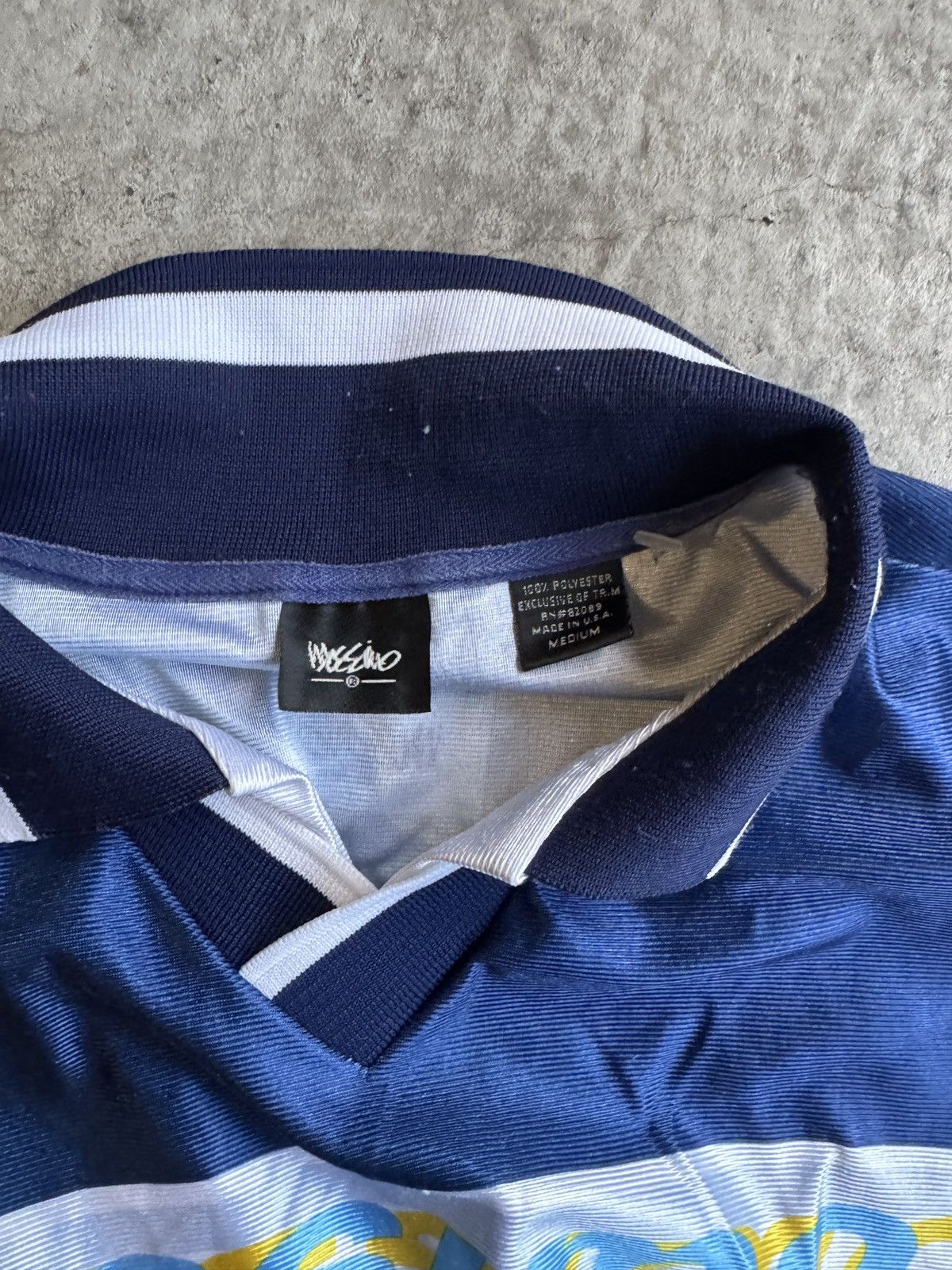 Japanese Brand × Vintage Crazy vintage Y2K racing style soccer polo jersey shirt Size US M / EU 48-50 / 2 - 6 Thumbnail