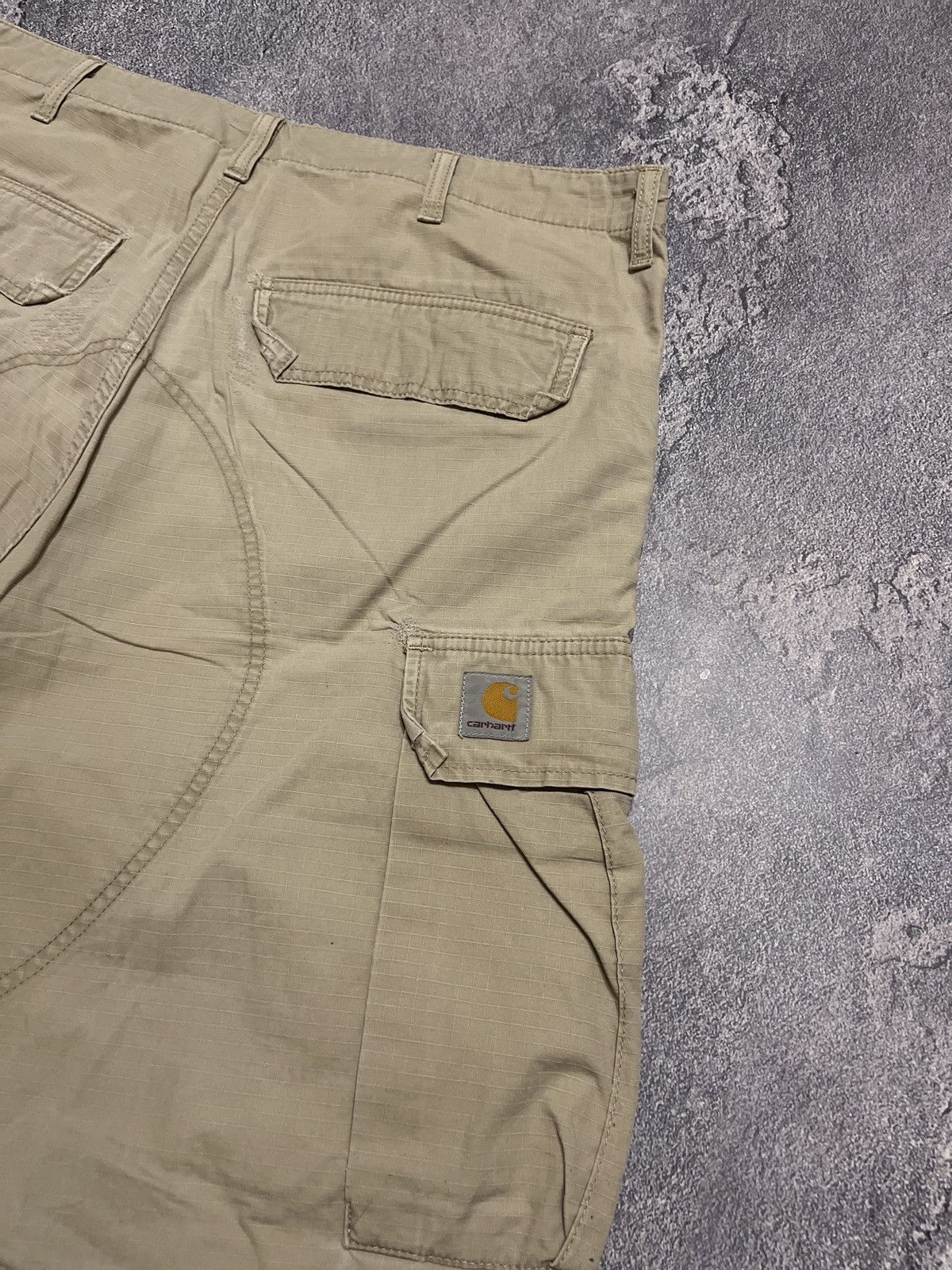 Carhartt × Vintage Vintage Y2K Carhartt Bermuda cargo japan style shorts Size US 36 / EU 52 - 3 Thumbnail