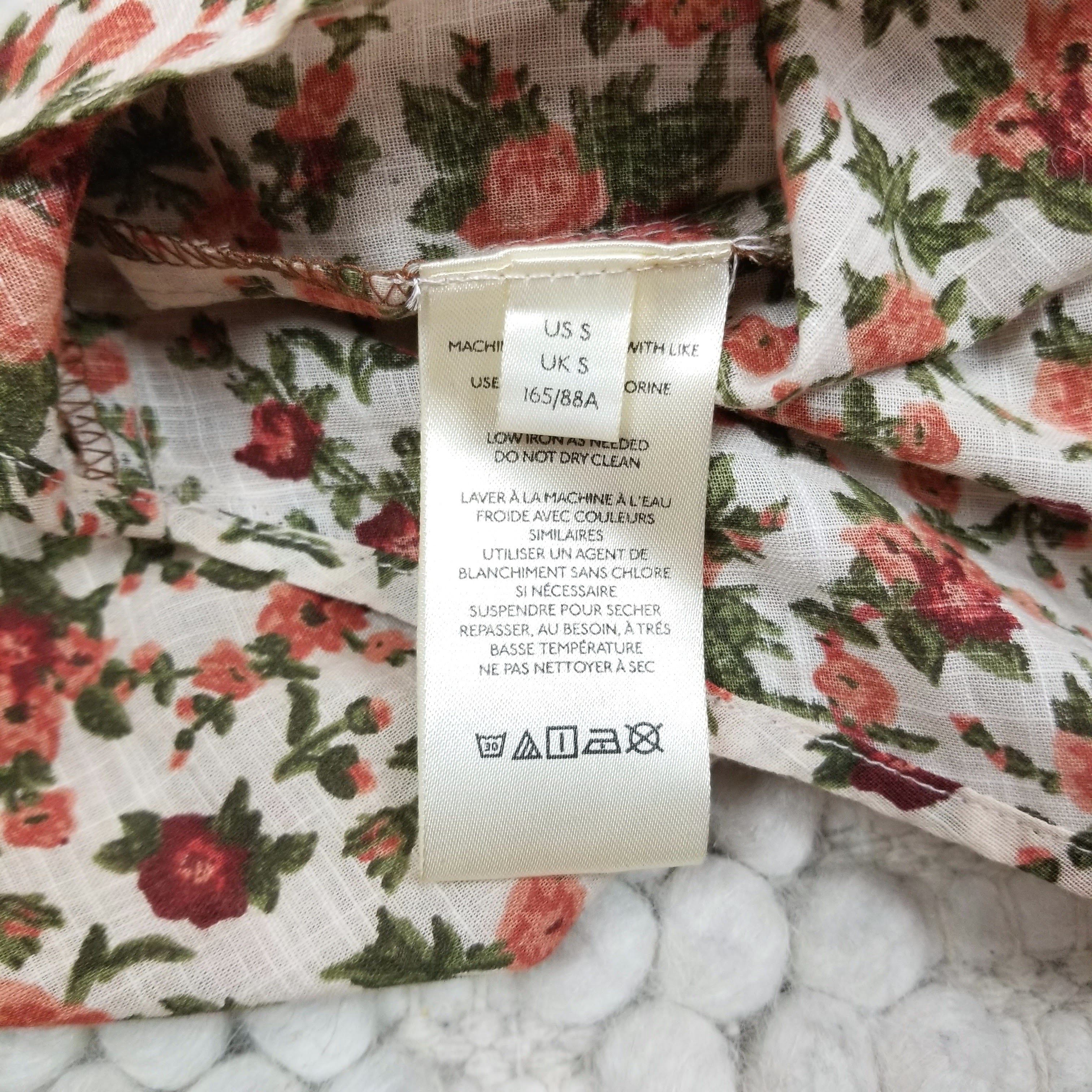 Free People Meant To Be Blouse Vintage Combo Floral Size S / US 4 / IT 40 - 6 Thumbnail