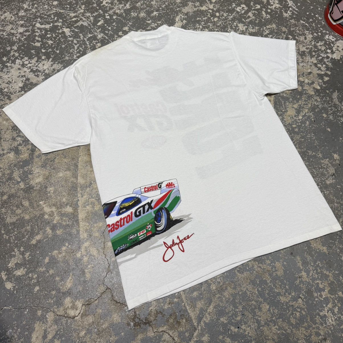 NASCAR Vintage John Force Castrol GTX Racing Wrap Around Nascar Size US XL / EU 56 / 4 - 12 Thumbnail