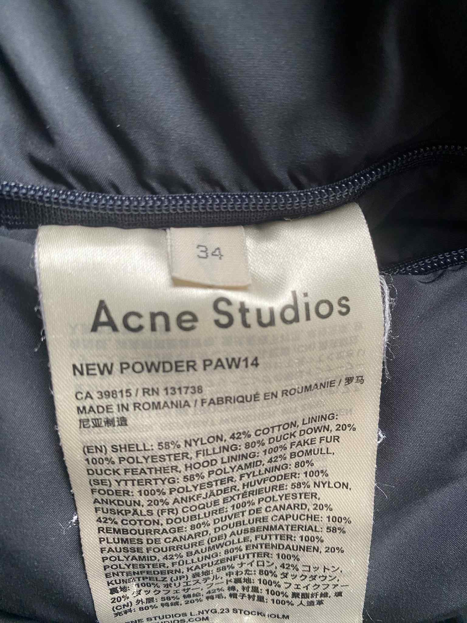 Acne Studios Acne Studios New Powder Paw14 Women Puffer Parka Down Jacket Size XXS / US 00 / IT 34 - 9 Thumbnail