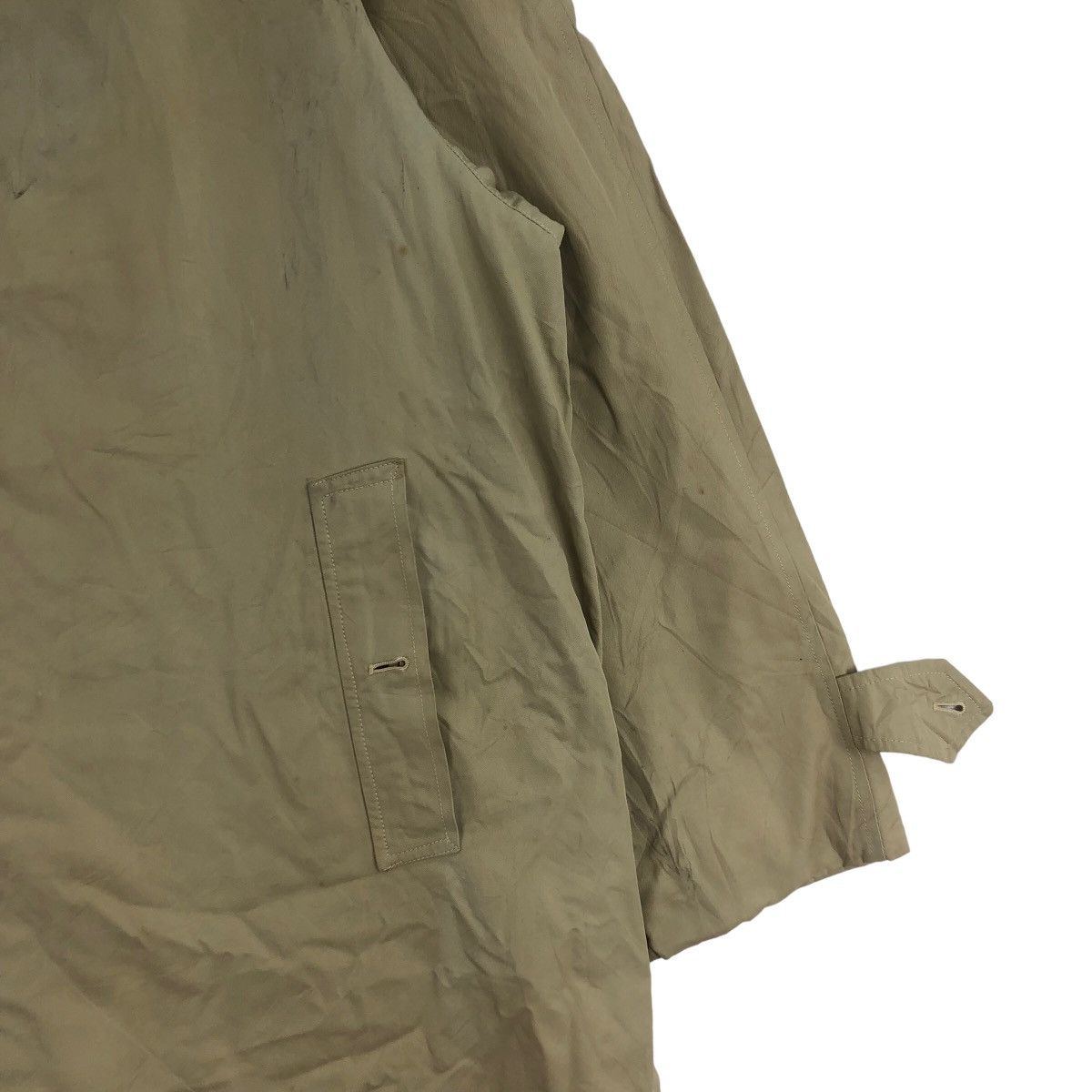 Vtg BURBERRY COMMANDER II Nova Checks Trench Coat Parka