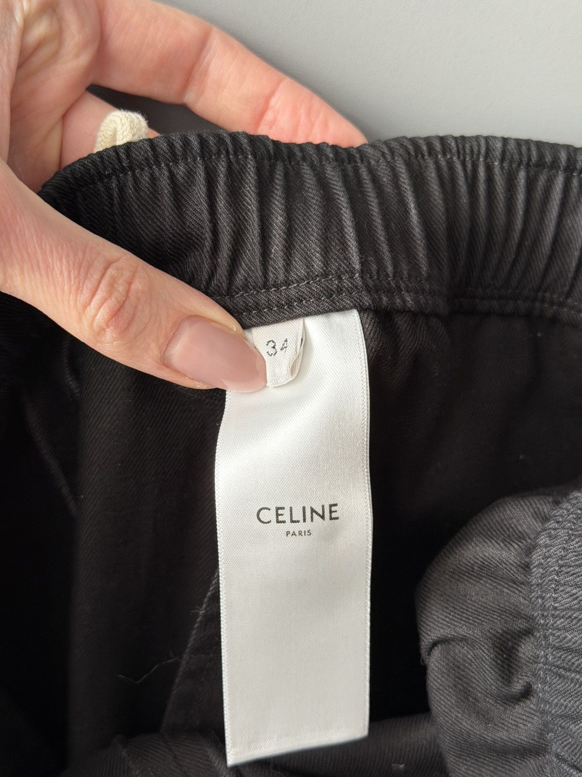 Celine Celine Cargo Cotton Pants in Black Size 24" / US 00 / IT 34 - 7 Thumbnail