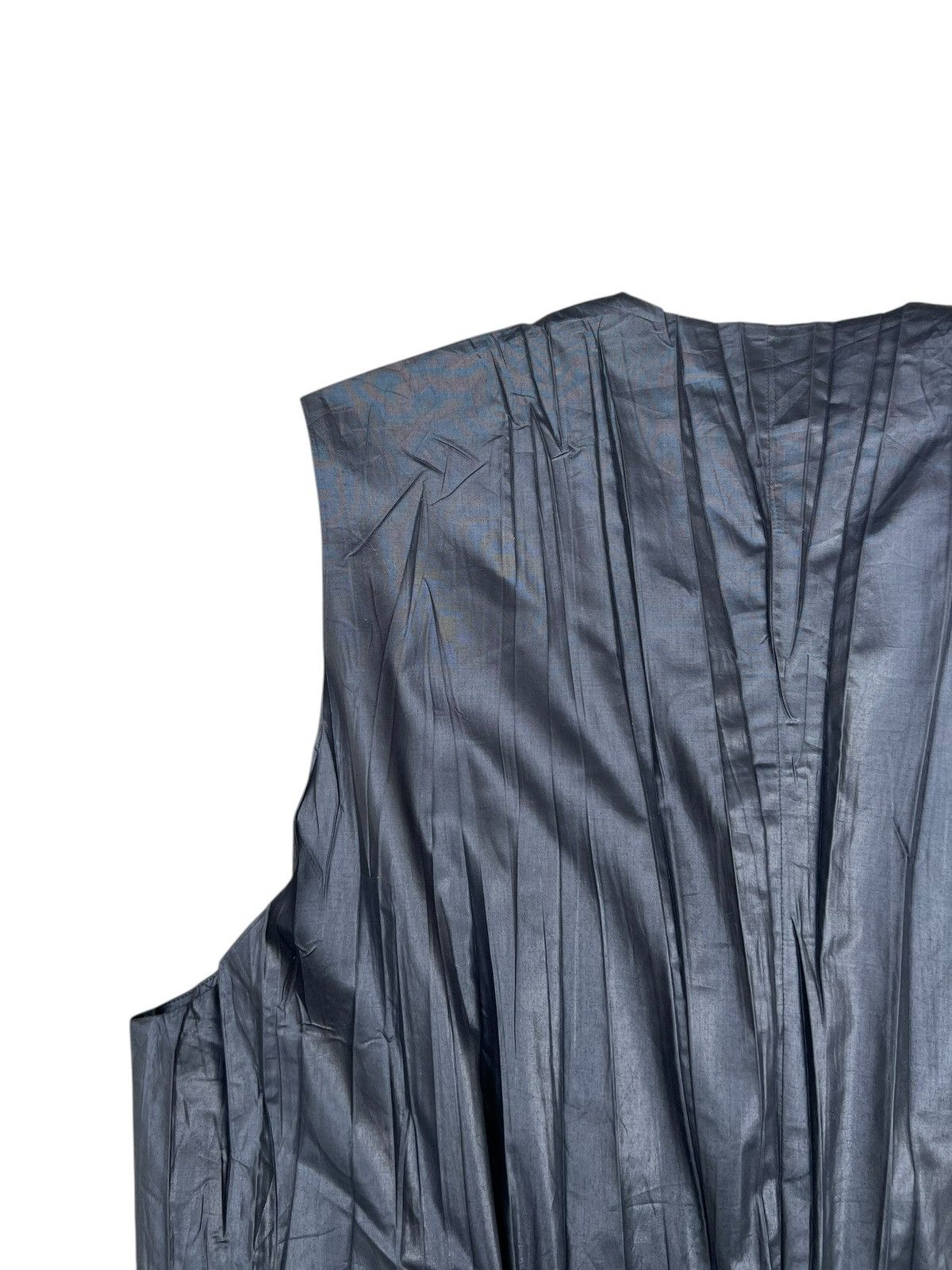 Issey Miyake Vintage Issey Miyake Men Pleated Vest Black Size US M / EU 48-50 / 2 - 14 Thumbnail