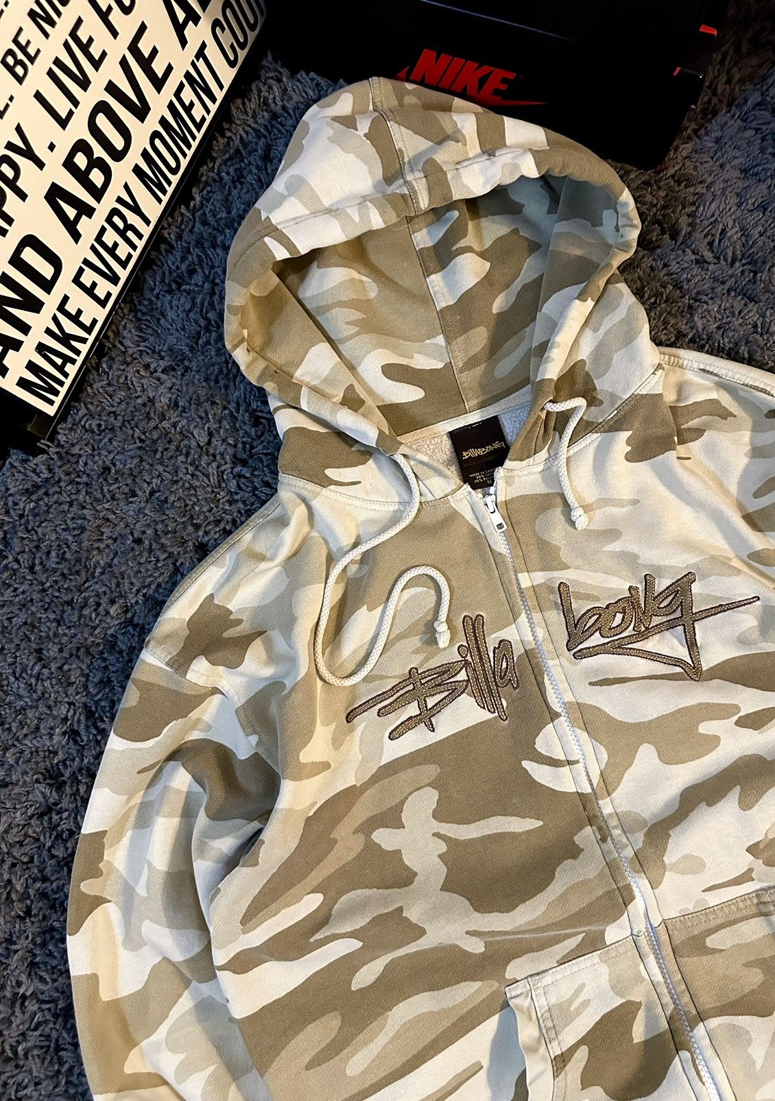 Billabong Y2K Billabong Full Zip Up Hoodie Size US L / EU 52-54 / 3 - 4 Thumbnail