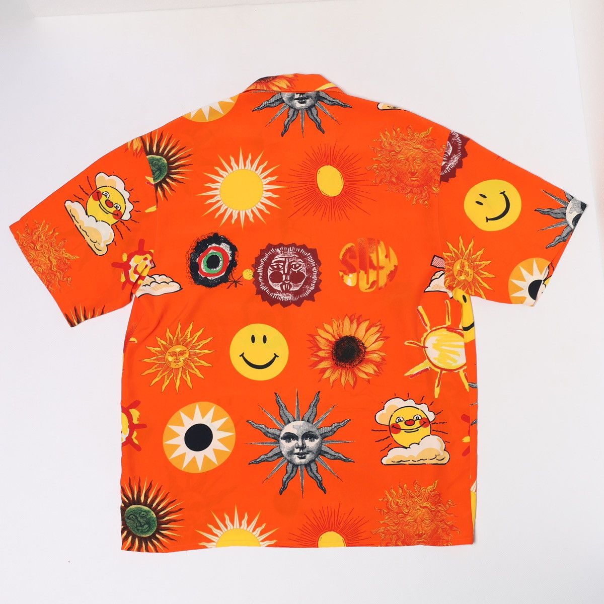 Moschino Moschino Jeans Vintage Short Sleeve Shirt Printed Orange Sun Size US M / EU 48-50 / 2 - 2 Thumbnail