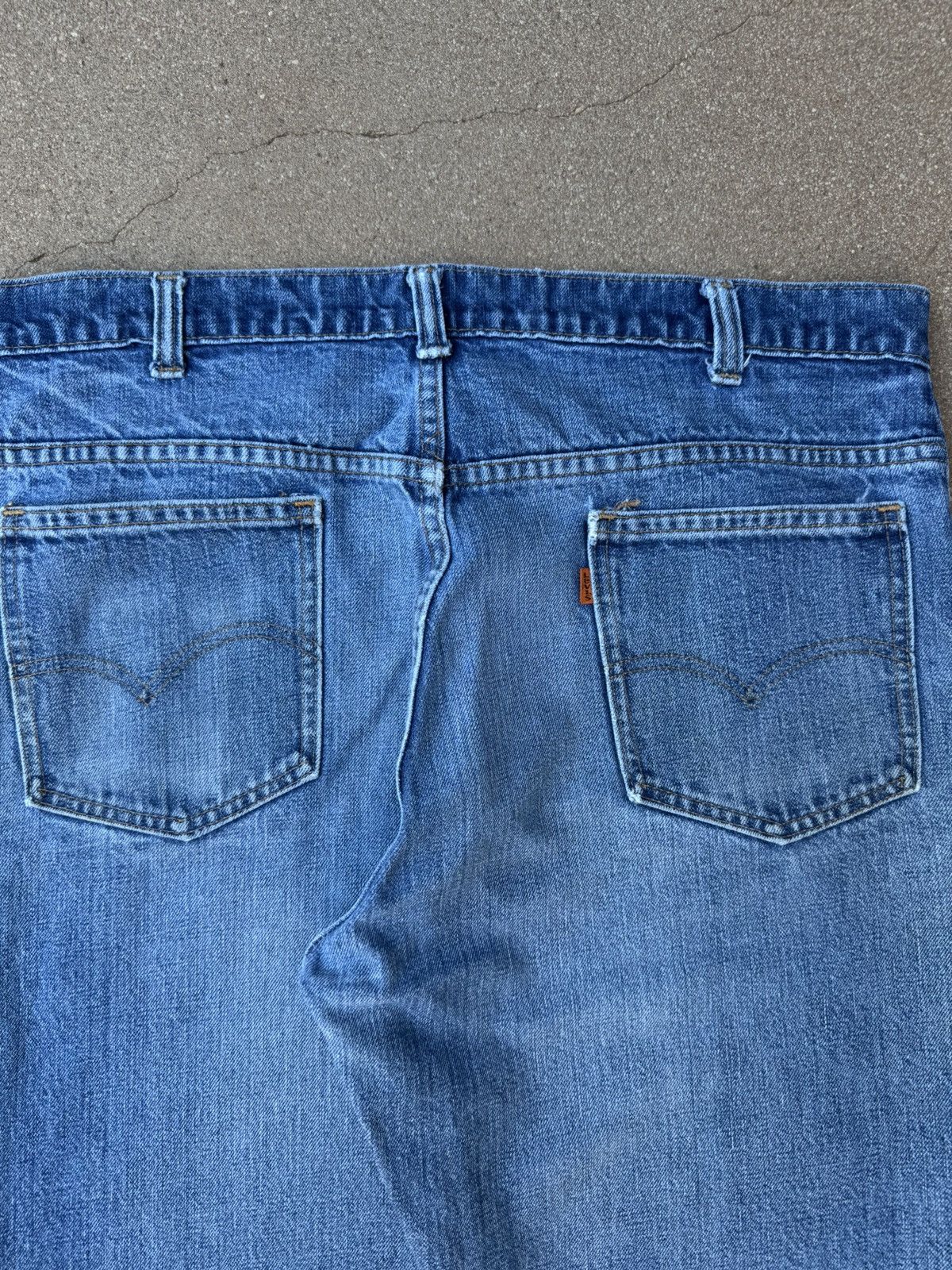 Levi's Vtg 70’s Levi’s 646 Orange Tab Bellbottom Flare Jeans 37x29 Size US 37 - 8 Thumbnail