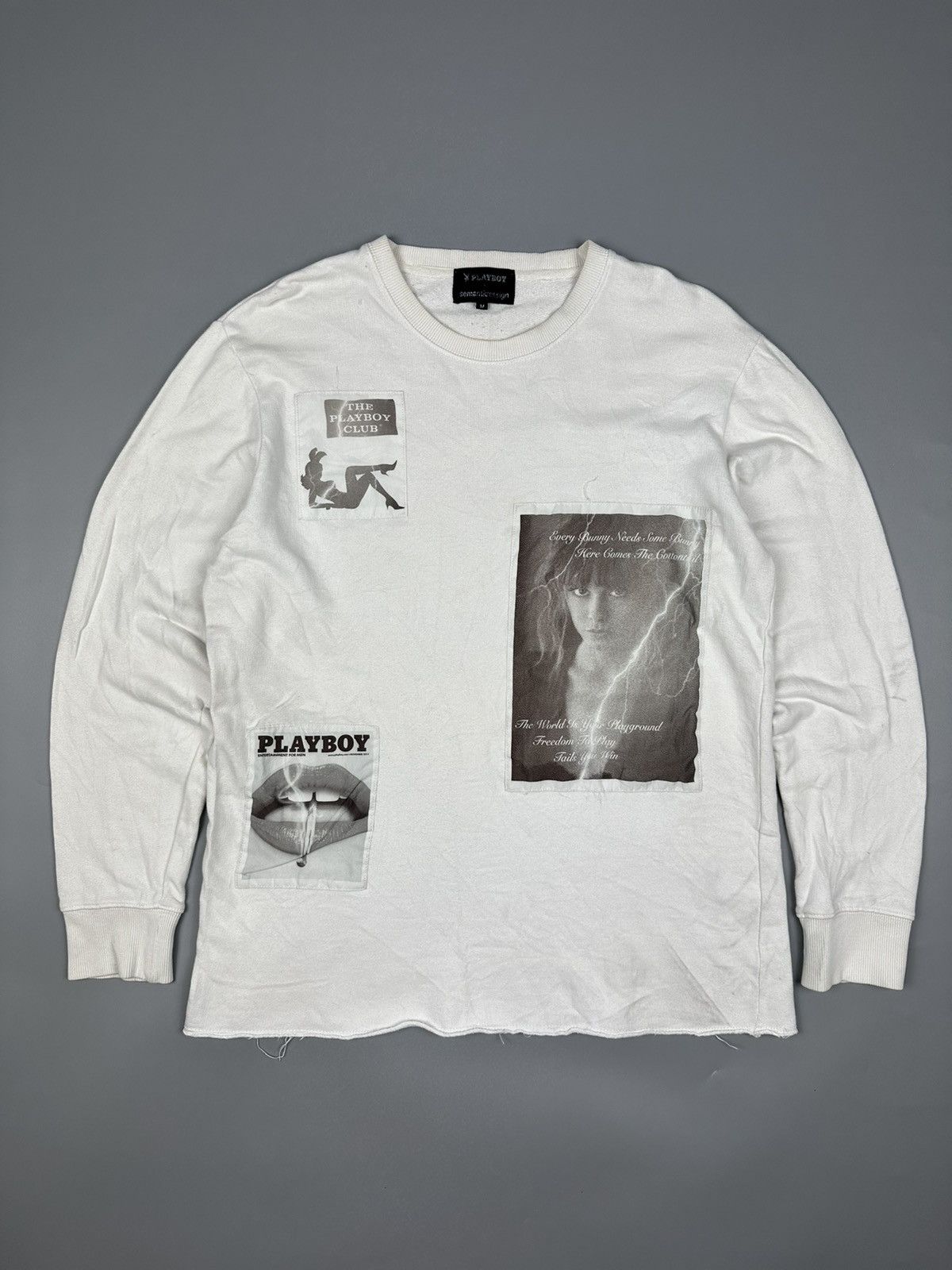 Playboy × semanticdesign 🔥Rare🔥Playboy x Semantic Design Photo Tee Size US M / EU 48-50 / 2 - 1 Thumbnail