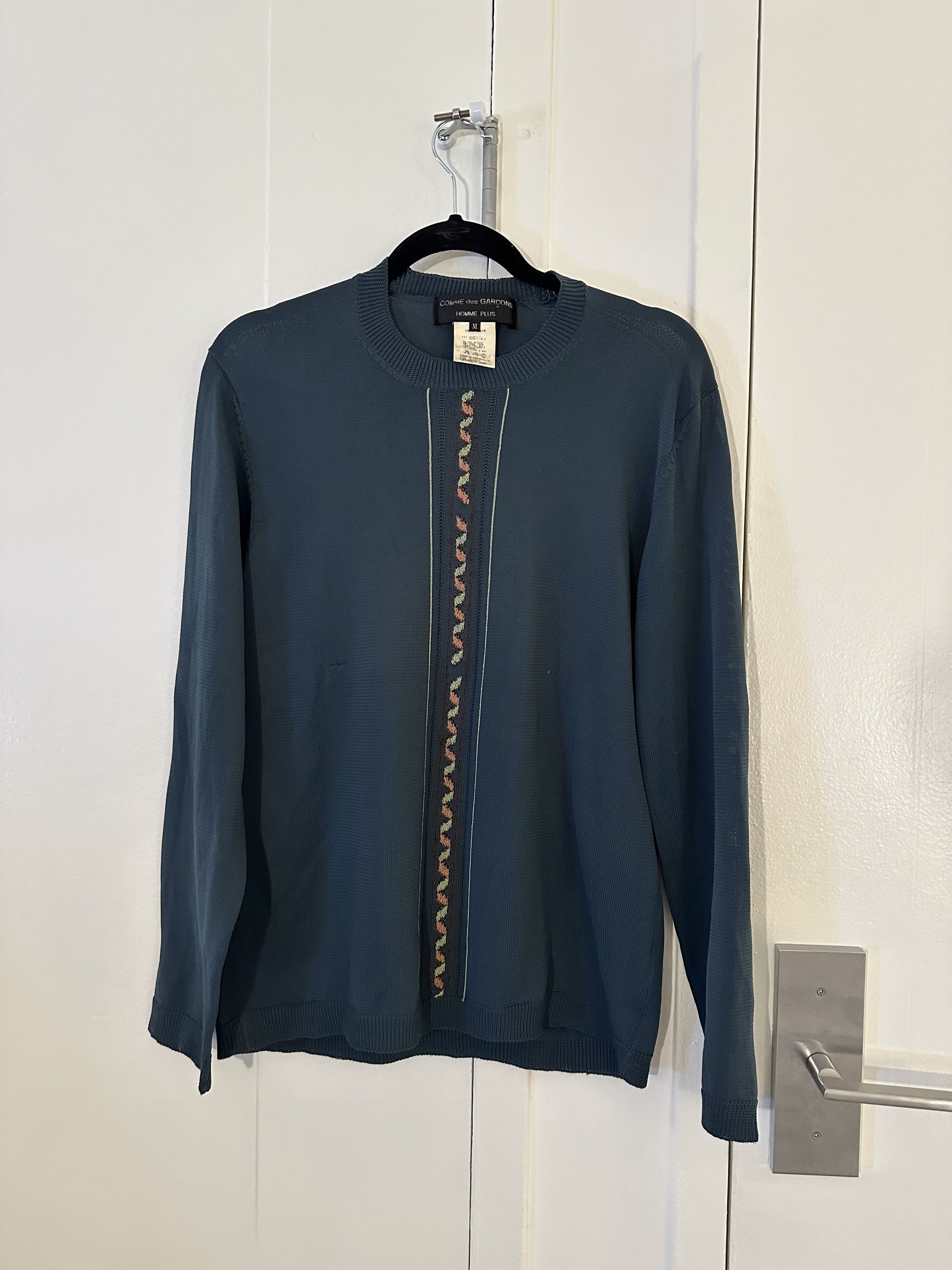Comme des Garcons × Comme des Garcons Homme Comme des Garçons Homme Single Cable Knit Sweater Size US M / EU 48-50 / 2 - 1 Thumbnail