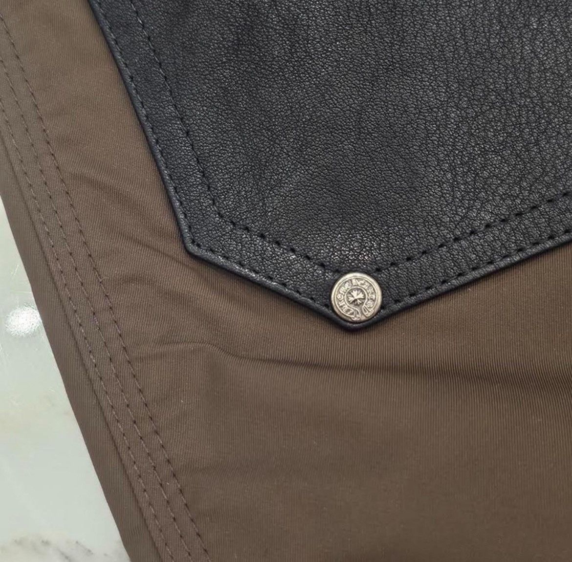 Chrome Hearts Chrome Hearts Nylon Double Knee Carpenter Cross Patch Pants Size US 36 / EU 52 - 8 Thumbnail