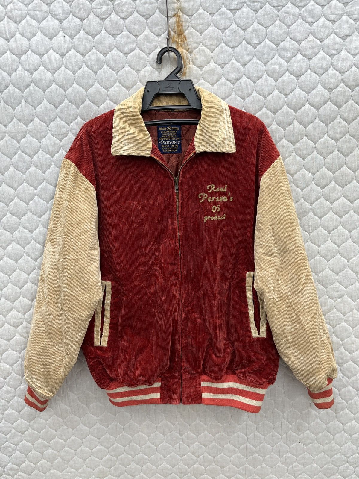 PERSON'S 🔥🔥🔥ARCHIVE VTG PERSONS CORDUROY BOMBER JACKET Size US L / EU 52-54 / 3 - 1 Thumbnail