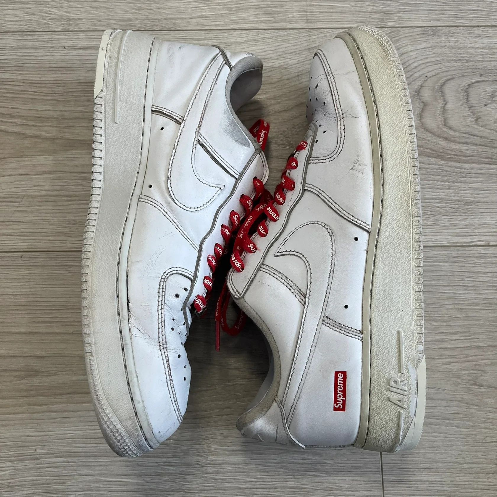 Nike × Supreme supreme air force 1 low white Regular Size US 9.5 / EU 42-43 - 7 Thumbnail