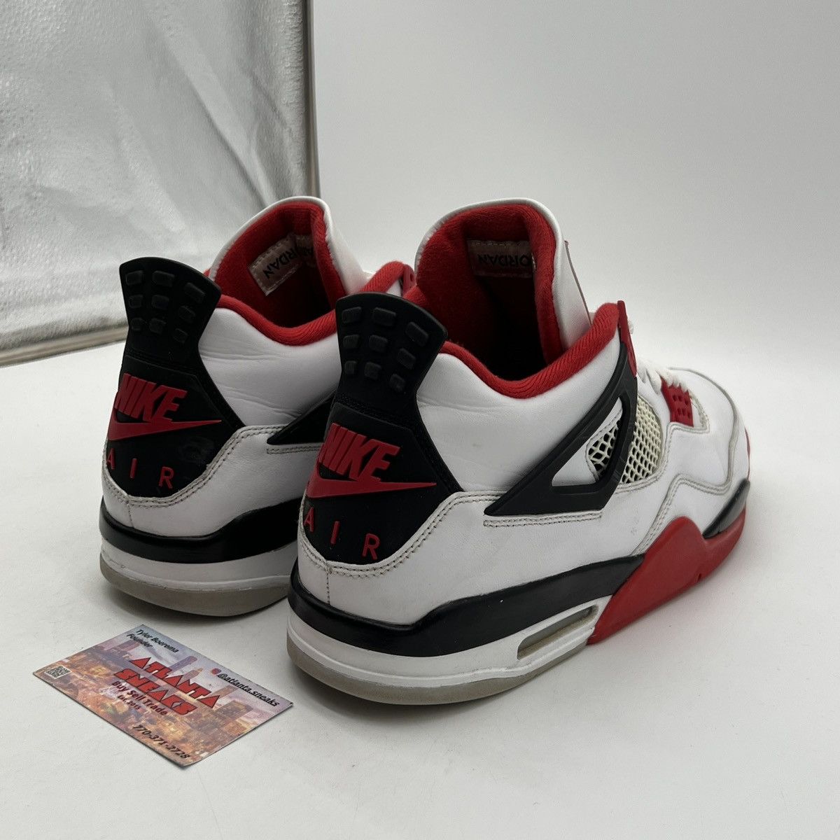 Jordan Brand Air Jordan 4 Fire Red Size US 12 / EU 45 - 5 Thumbnail
