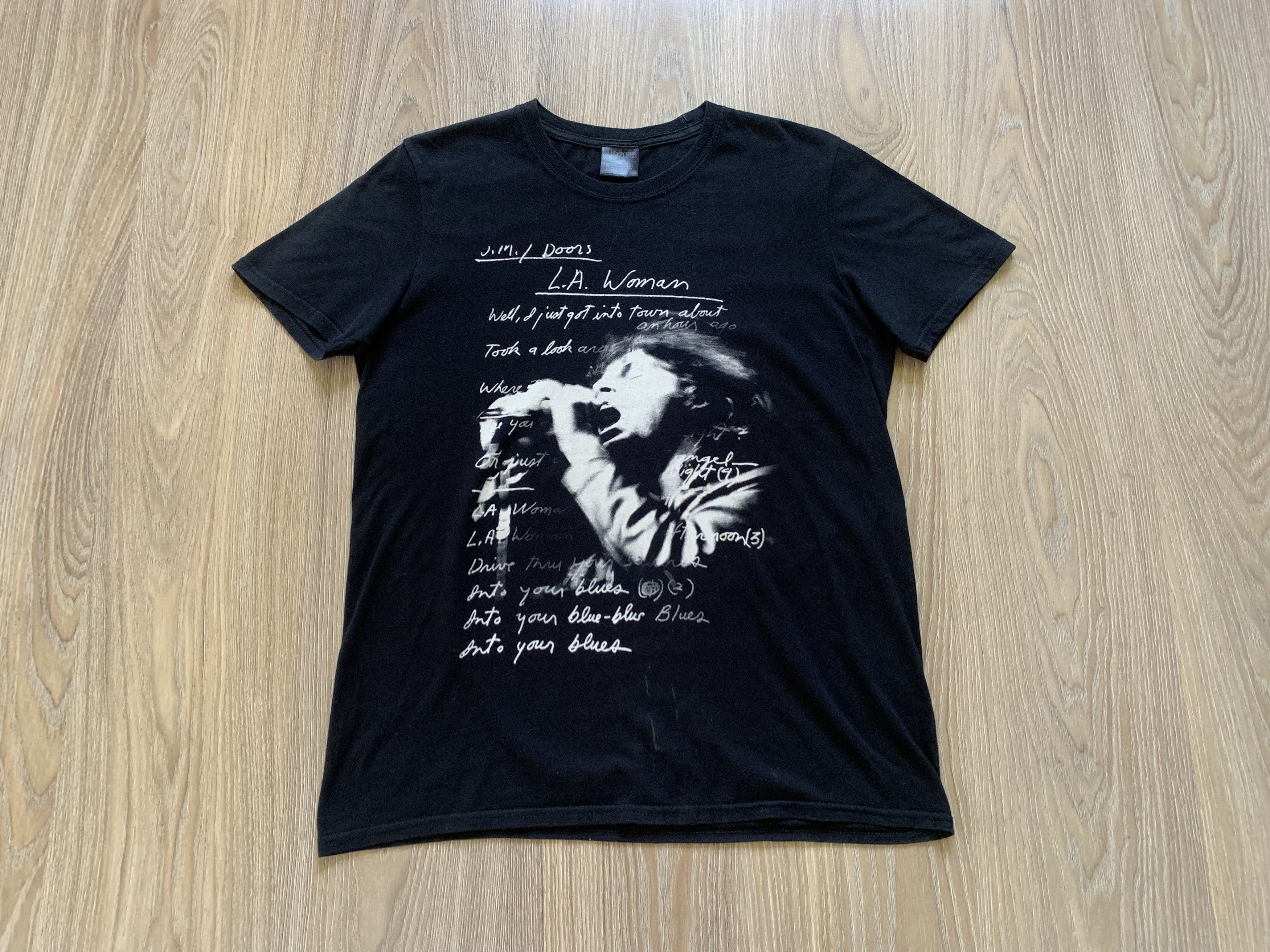Band Tees × Bravado Bravado The Doors LA Woman Jim Morrison T Shirt Size US M / EU 48-50 / 2 - 2 Thumbnail
