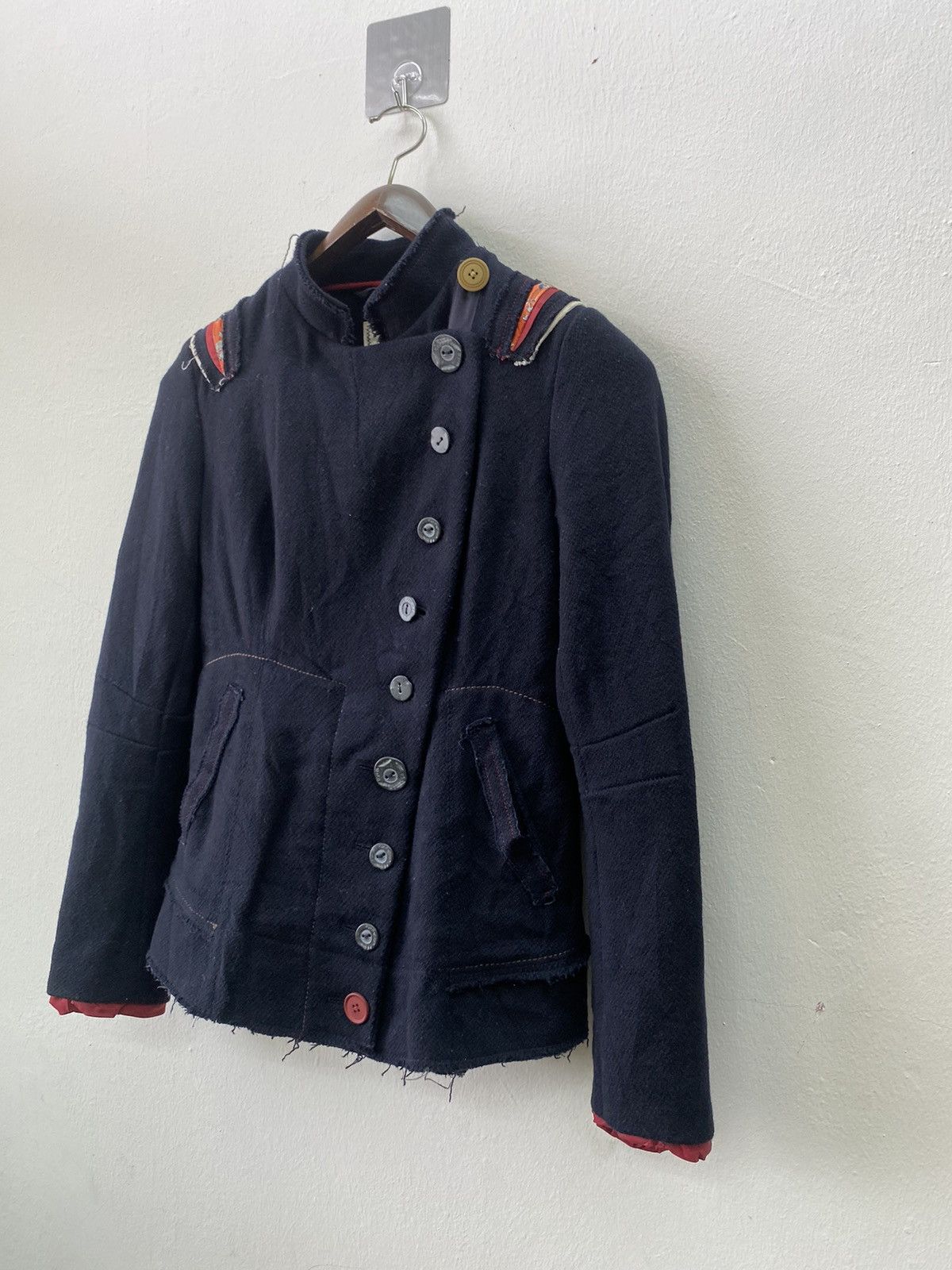 Marithe + Francois Girbaud Dark blue Marithé & François Girbaud wool jacket Size M / US 6-8 / IT 42-44 - 5 Thumbnail