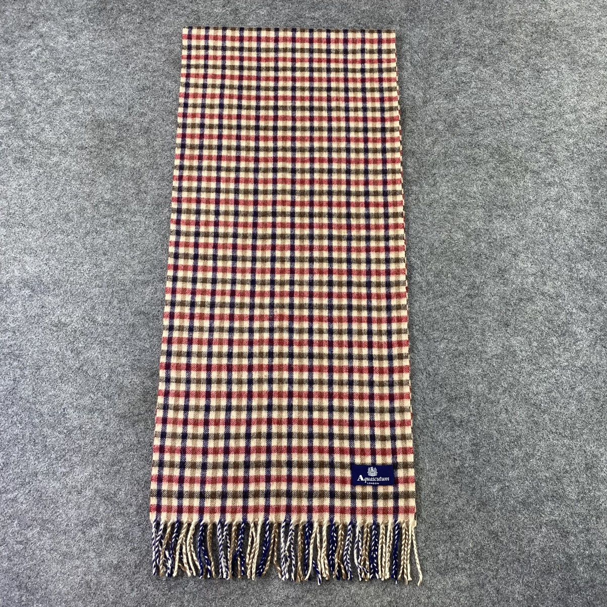Aquascutum × Vintage Aquasqutum Scarf / Muffler / Neckwear-T1494 Size ONE SIZE - 3 Thumbnail
