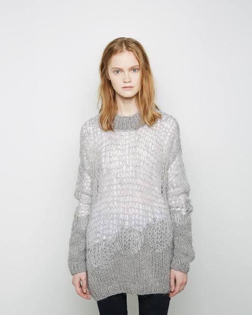 Maison Margiela MAISON MARGIELA WEB KNIT PUNK WOOL MOHAIR SWEATER JUMPER Size M / US 6-8 / IT 42-44 - 13 Thumbnail