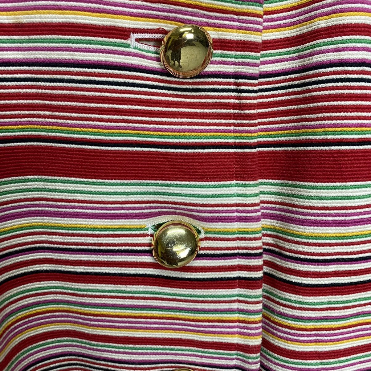 Yves Saint Laurent Yves Saint Laurent vintage striped button dress Size M / US 6-8 / IT 42-44 - 7 Thumbnail