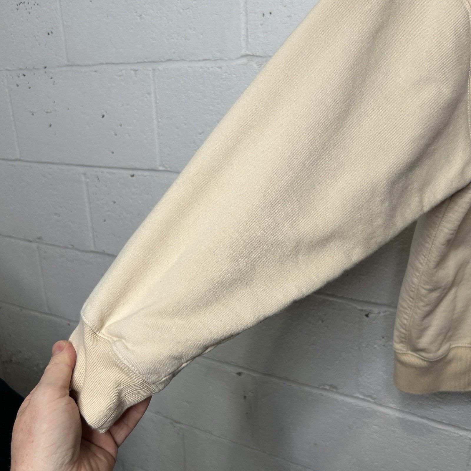 Dries Van Noten Dries Van Noten Oversized Crewneck Sweatshirt “Cream White” Size US S / EU 44-46 / 1 - 6 Thumbnail