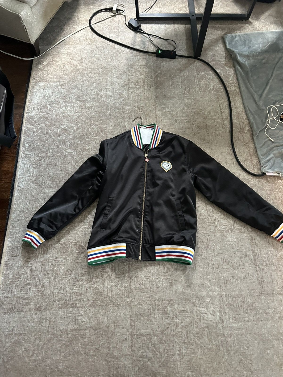 Casablanca Casablanca Logo Bomber Jacket BlackMulticolor Size US L / EU 52-54 / 3 - 1 Thumbnail