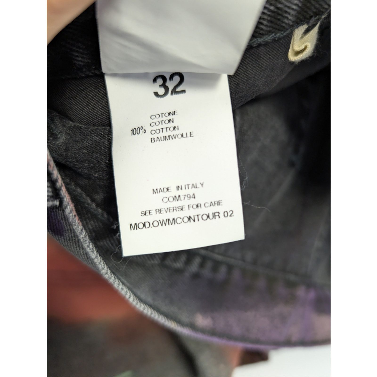 Off-White o1rshd1 Flared Jean in Multicolor Size US 32 / EU 48 - 19 Thumbnail