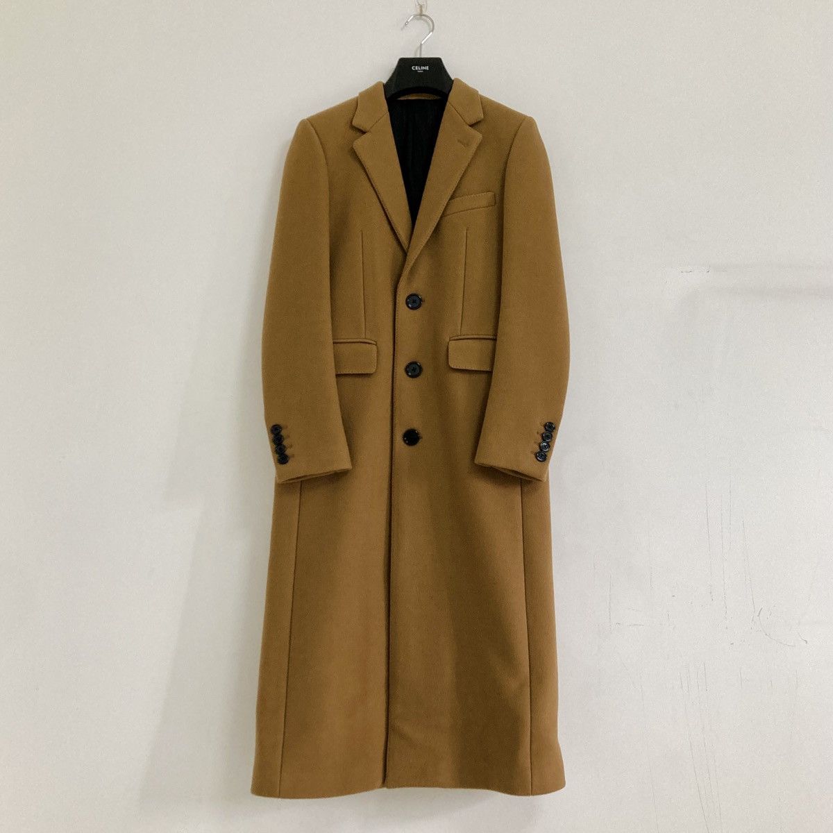 Celine CELINE by Hedi Slimane 2019 AW Runway Mac Chesterfield Coat