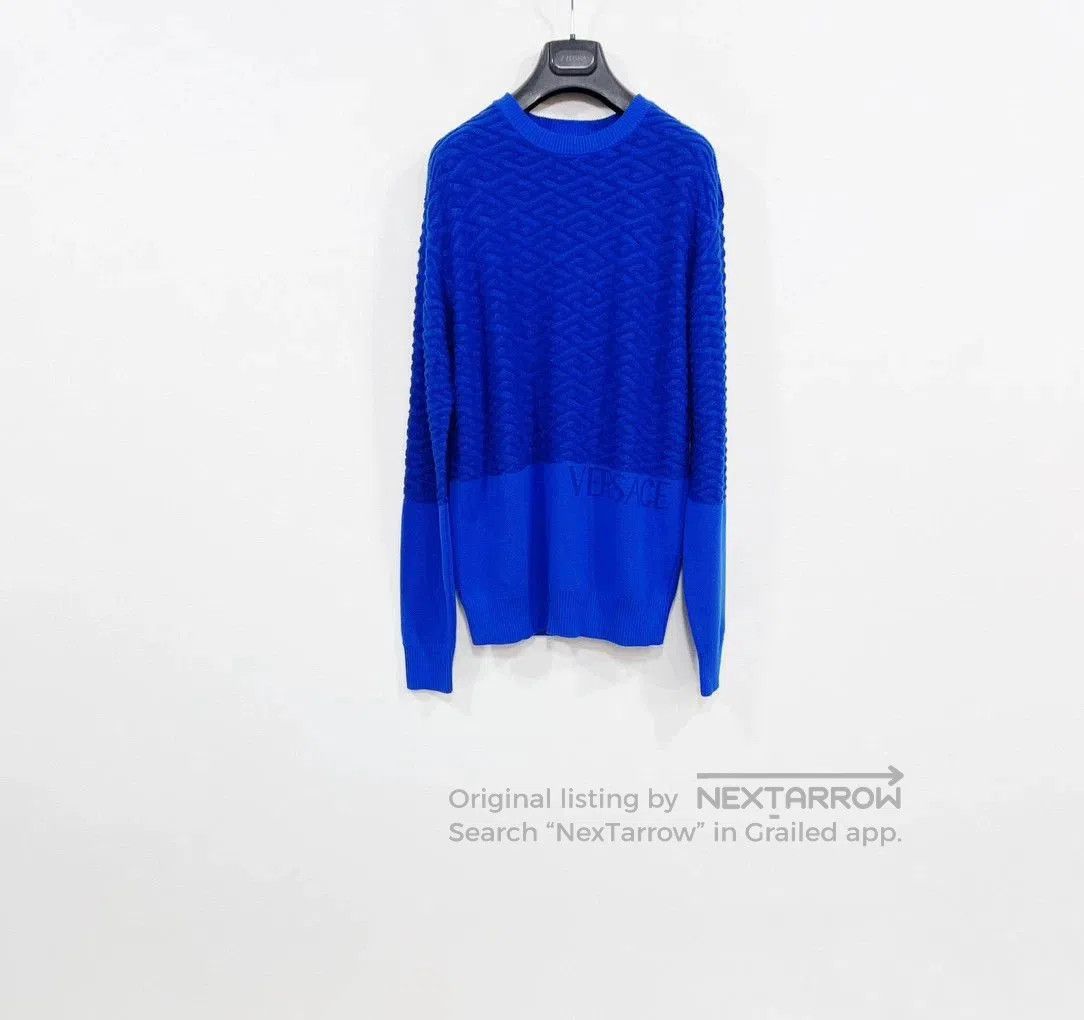 Versace VERSACE Wool Knit Sweater Coat. Size US M / EU 48-50 / 2 - 1 Thumbnail