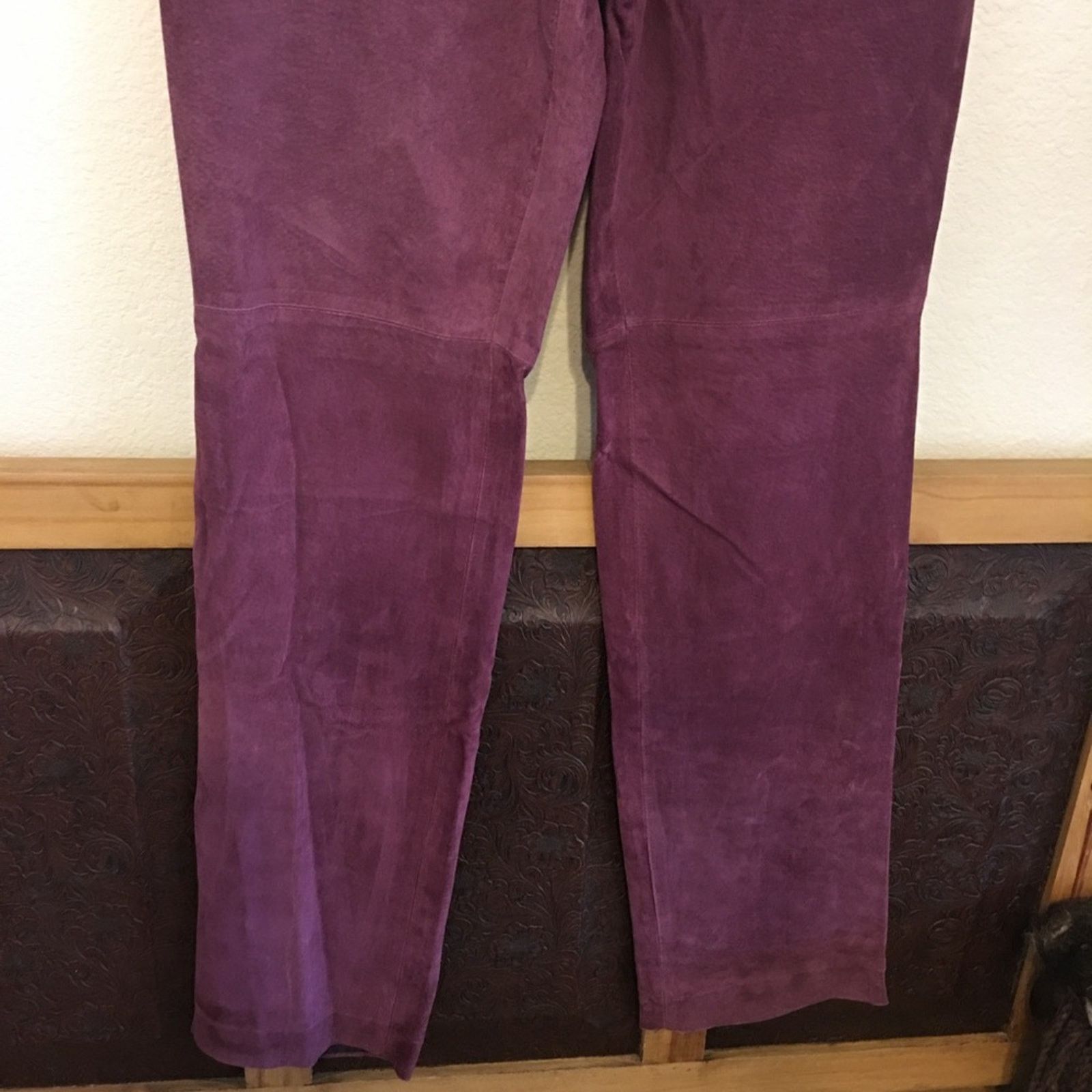 Other Newport News genuine suede leather jeans NWT 6 Size 28" / US 6 / IT 42 - 3 Thumbnail