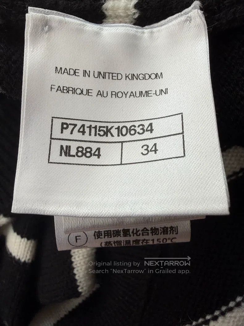 Chanel Chanel Striped heavy industry backless knitwear sweater Size XXS / US 00 / IT 34 - 6 Thumbnail