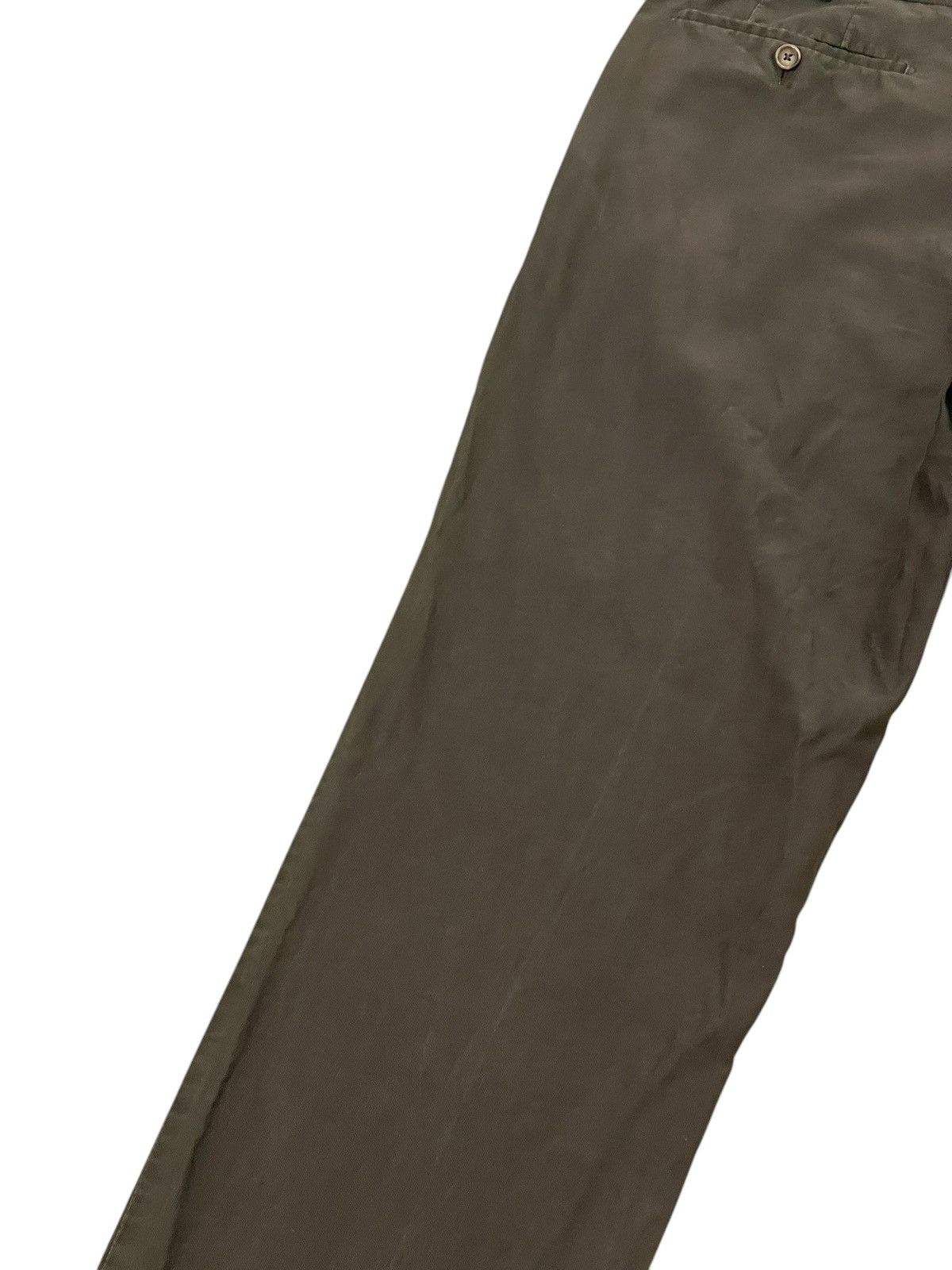 Comme des Garcons Khaki Pant Ermenegildo Zegna Relax Fit 1🟦3 Size US 35 - 11 Thumbnail