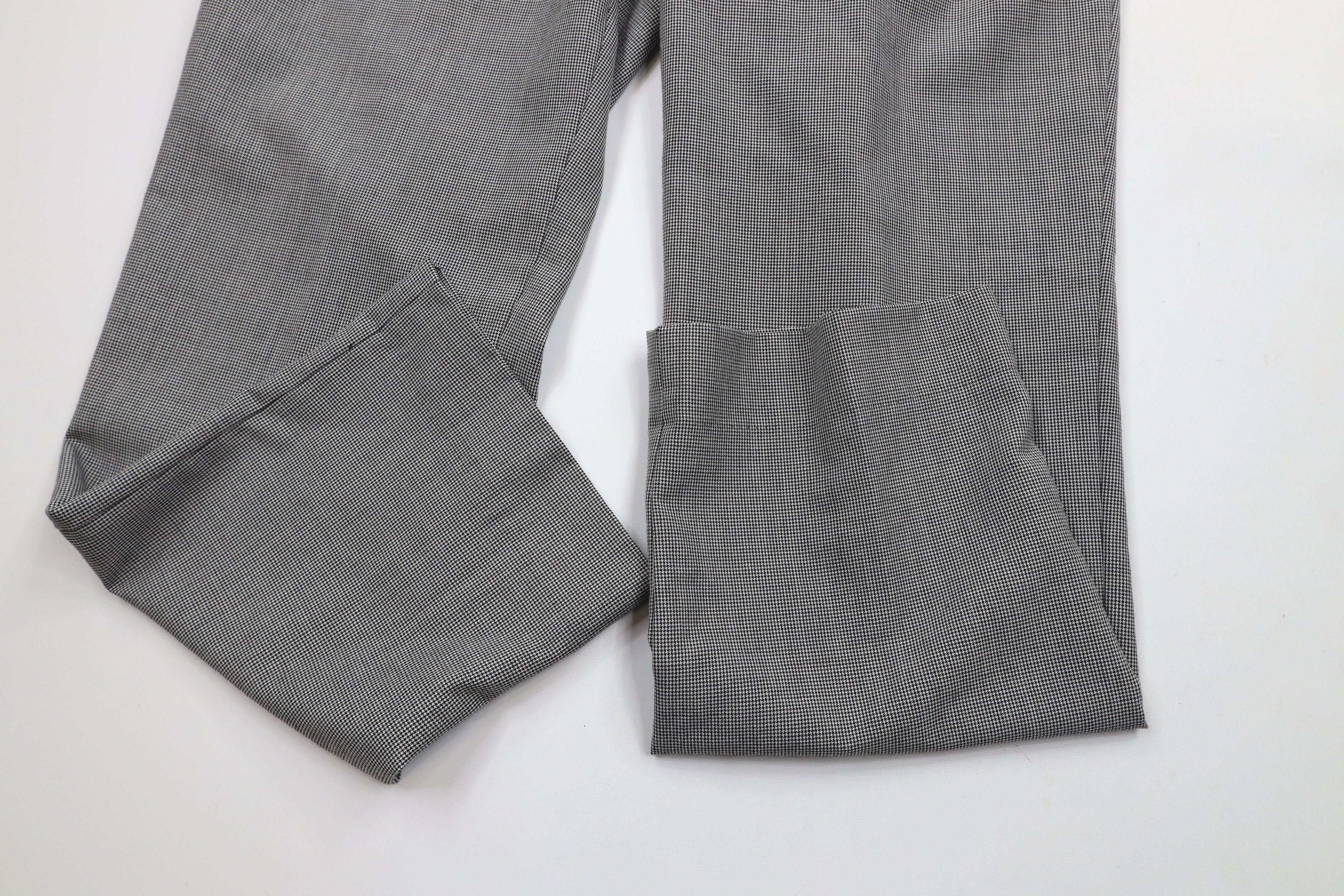 Vintage Vintage 90s Streetwear Houndstooth Wide Leg Chino Pants Size US 34 / EU 50 - 5 Thumbnail