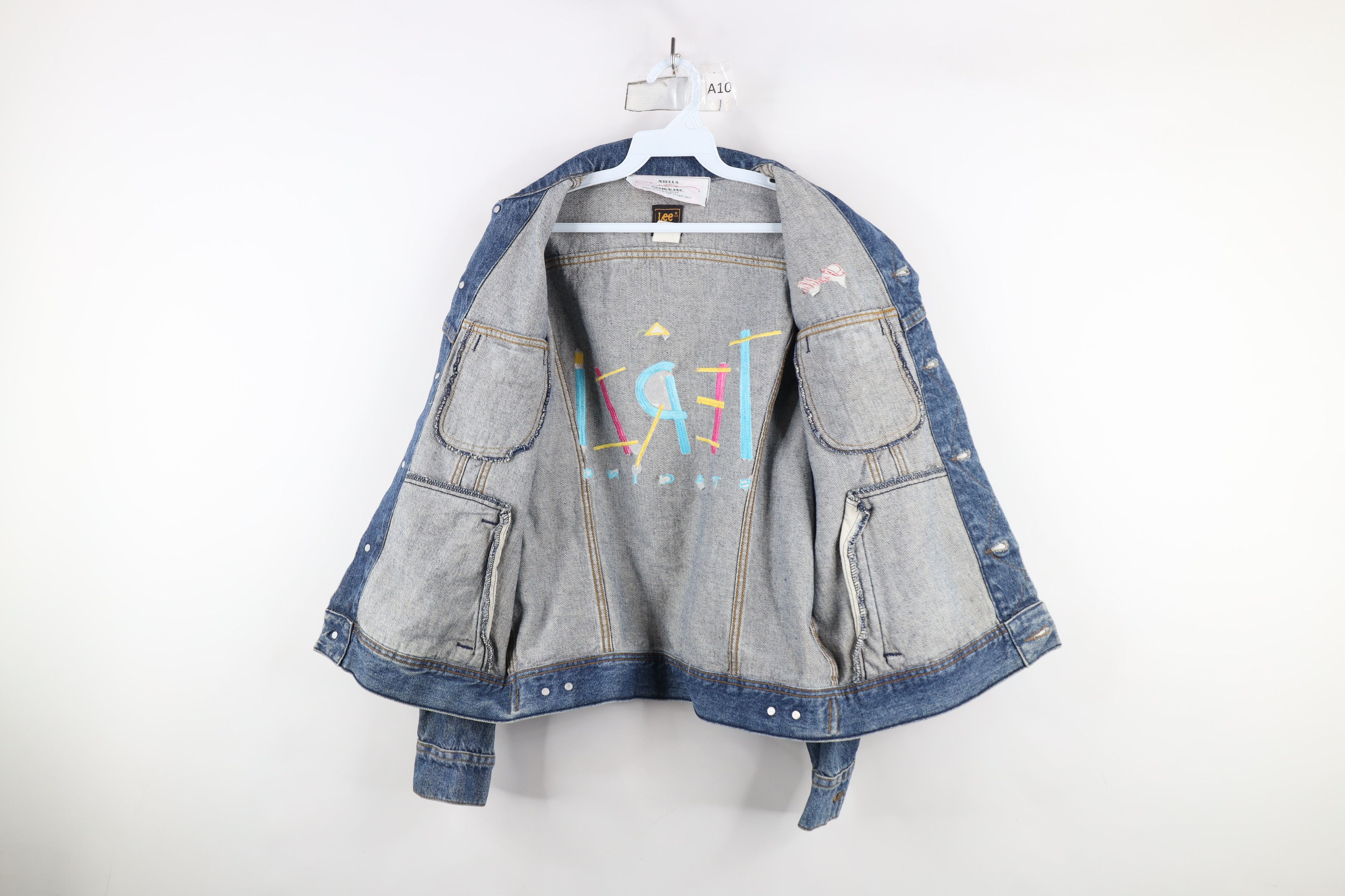 Vintage Vintage 90s The Rolling Stones Band Trucker Jacket USA Size US L / EU 52-54 / 3 - 9 Thumbnail