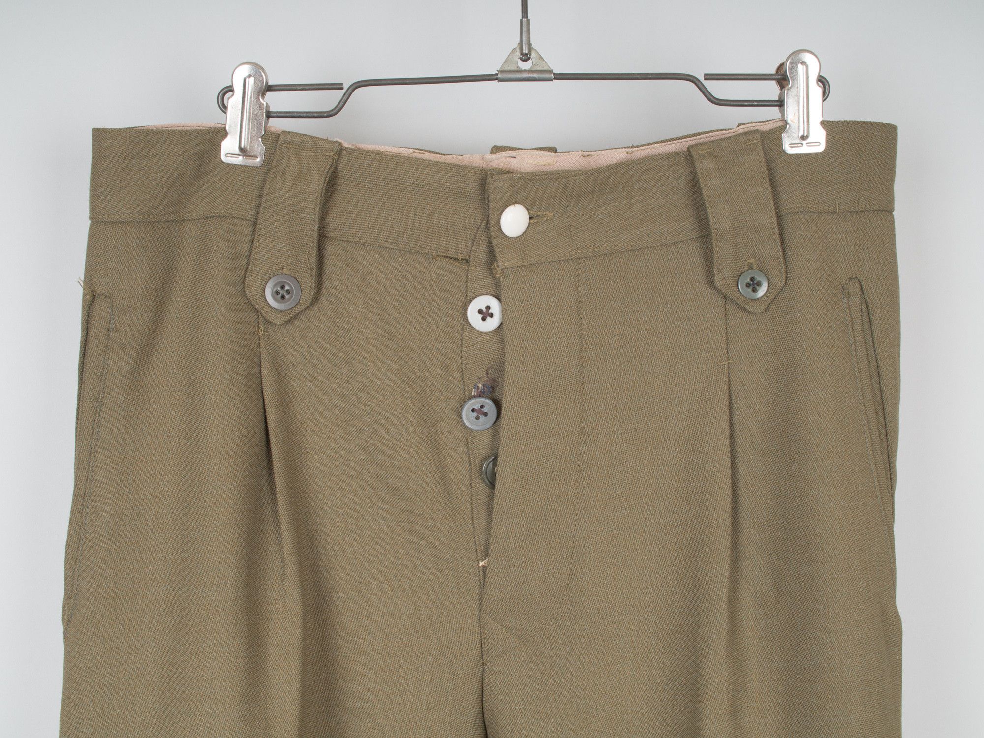 Vintage 1940’s Convalsa Talla Military Pants Italian Spanish Size US 30 / EU 46 - 2 Thumbnail
