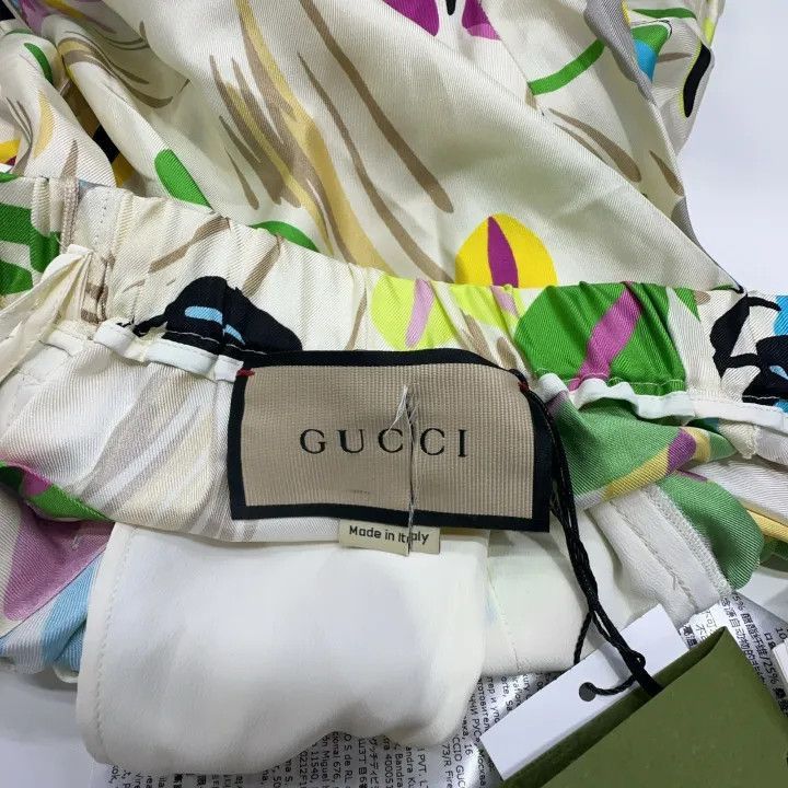 Gucci Gucci Floral Print Wide-Leg Pants for Women-2507 Size 23" - 6 Thumbnail