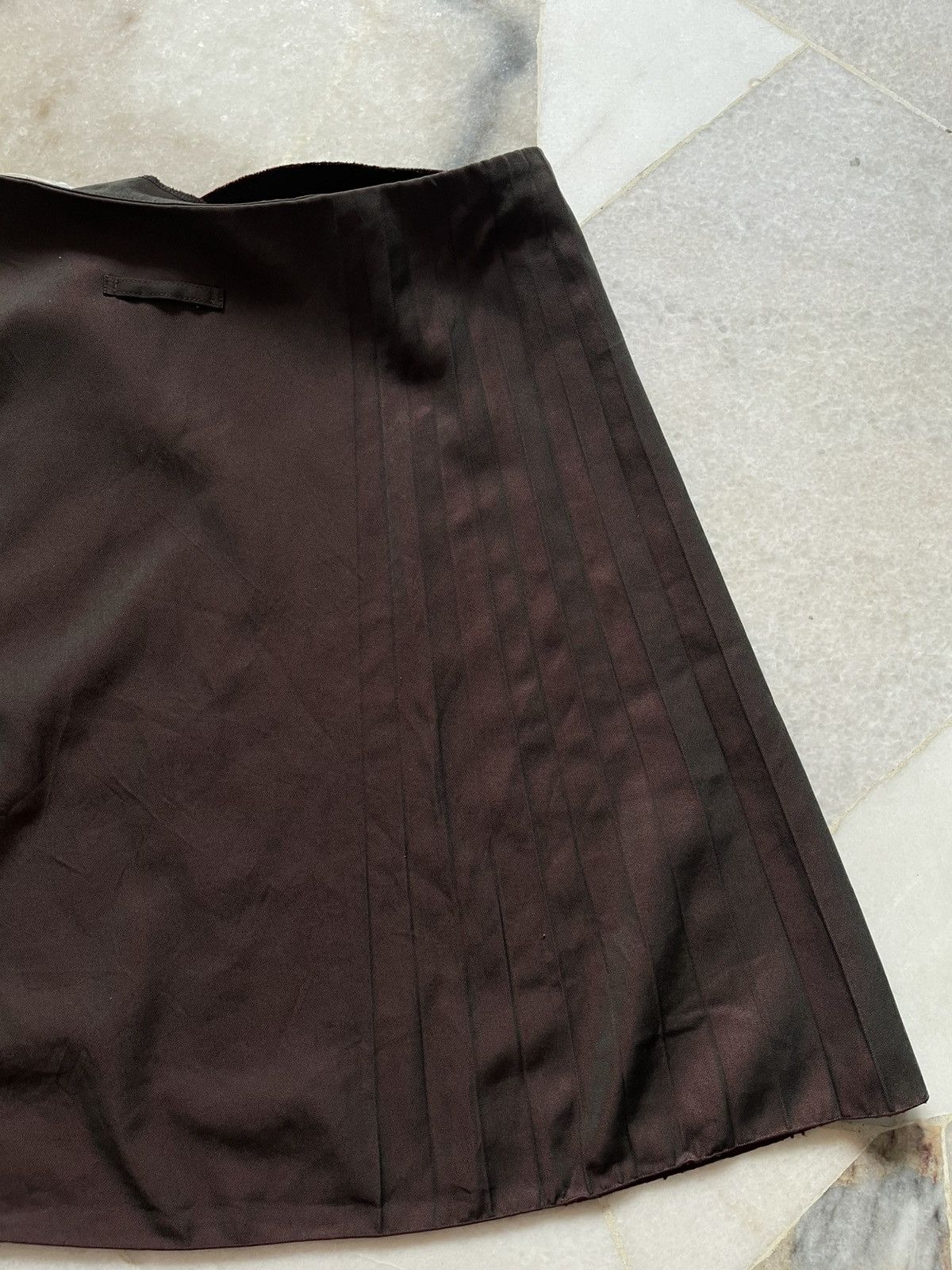 Jean Paul Gaultier 90s Jean Paul Gaultier Metalic Skirt 11 Size 26" / US 2 / IT 38 - 5 Thumbnail