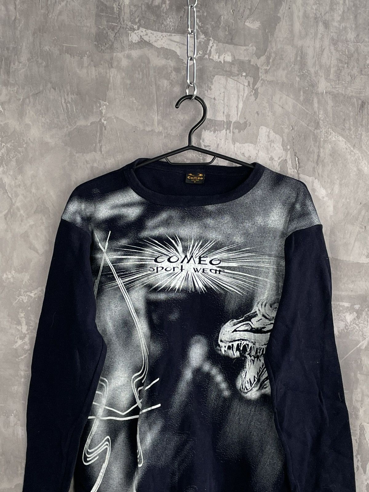 Japanese Brand × Vintage Y2K Glamour Avant Garde Graphic Dragon Long Sleeve Size US M / EU 48-50 / 2 - 2 Thumbnail
