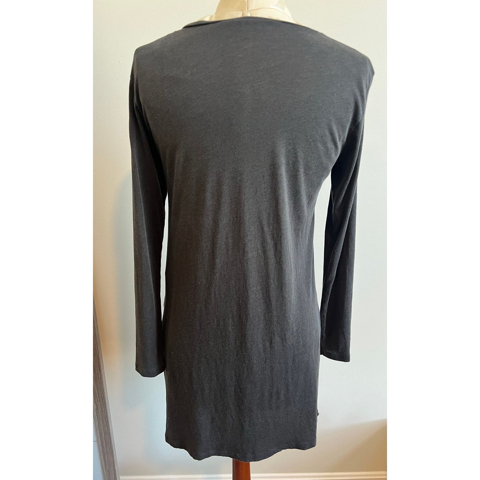 Zara Zara Women’s Long Sleeve Basic Gray Tunic Medium Size M / US 6-8 / IT 42-44 - 5 Thumbnail