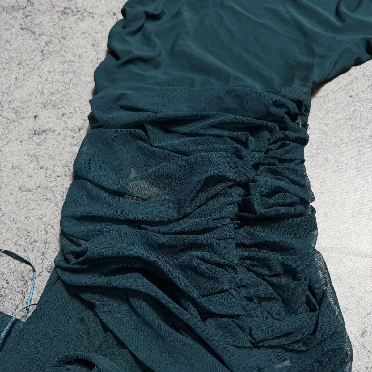 H&M × Mugler Rare Mugler X H&M Knot Detail One Shoulder Dress Size XS / US 0-2 / IT 36-38 - 4 Thumbnail