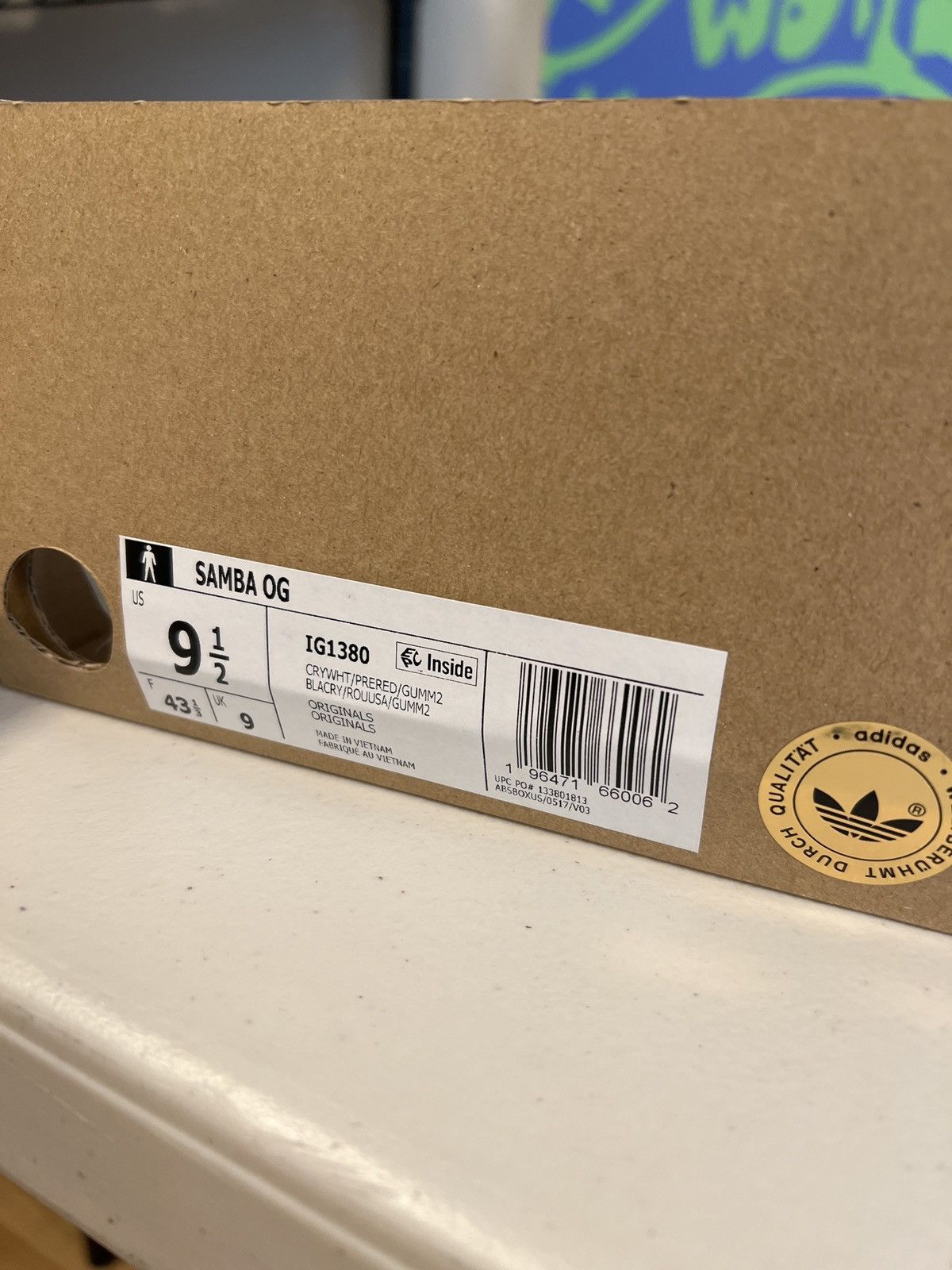 Adidas Adidas Samba Red and White Gum sole Size US 9.5 / EU 42-43 - 7 Thumbnail