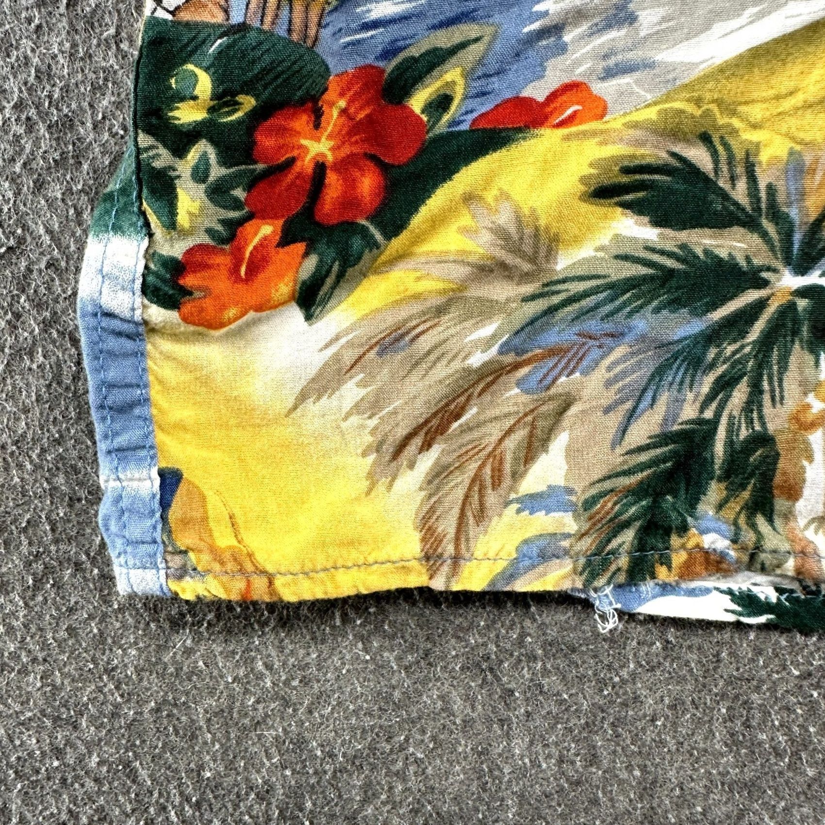Reyn Spooner VINTAGE Reyn Spooner Shirt Mens 2XL Blue Yellow Button Up Hawaiian Floral 90s Size US XXL / EU 58 / 5 - 4 Thumbnail